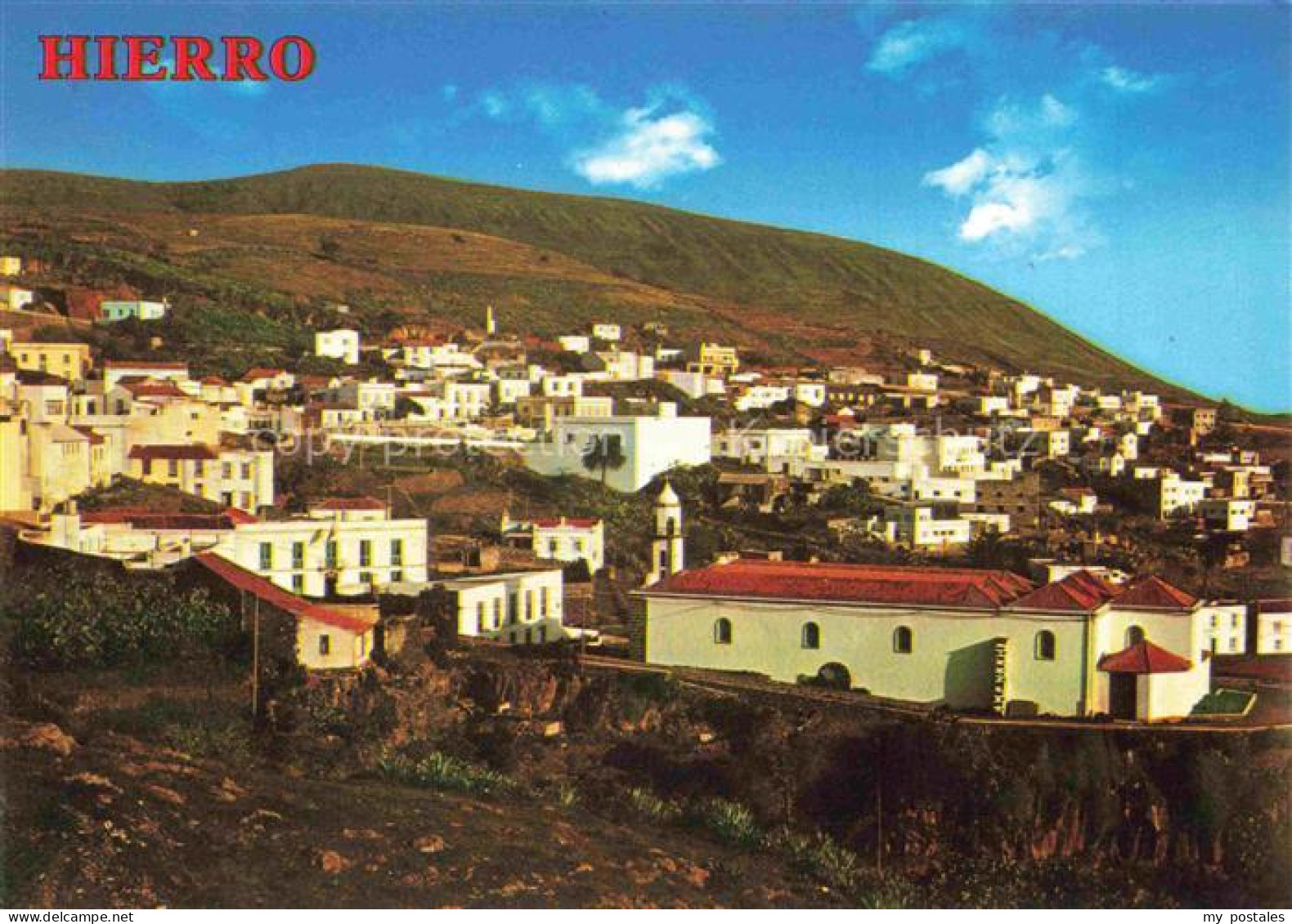 Hierro El Hierro Islas Canarias ES Valverde Teilansicht