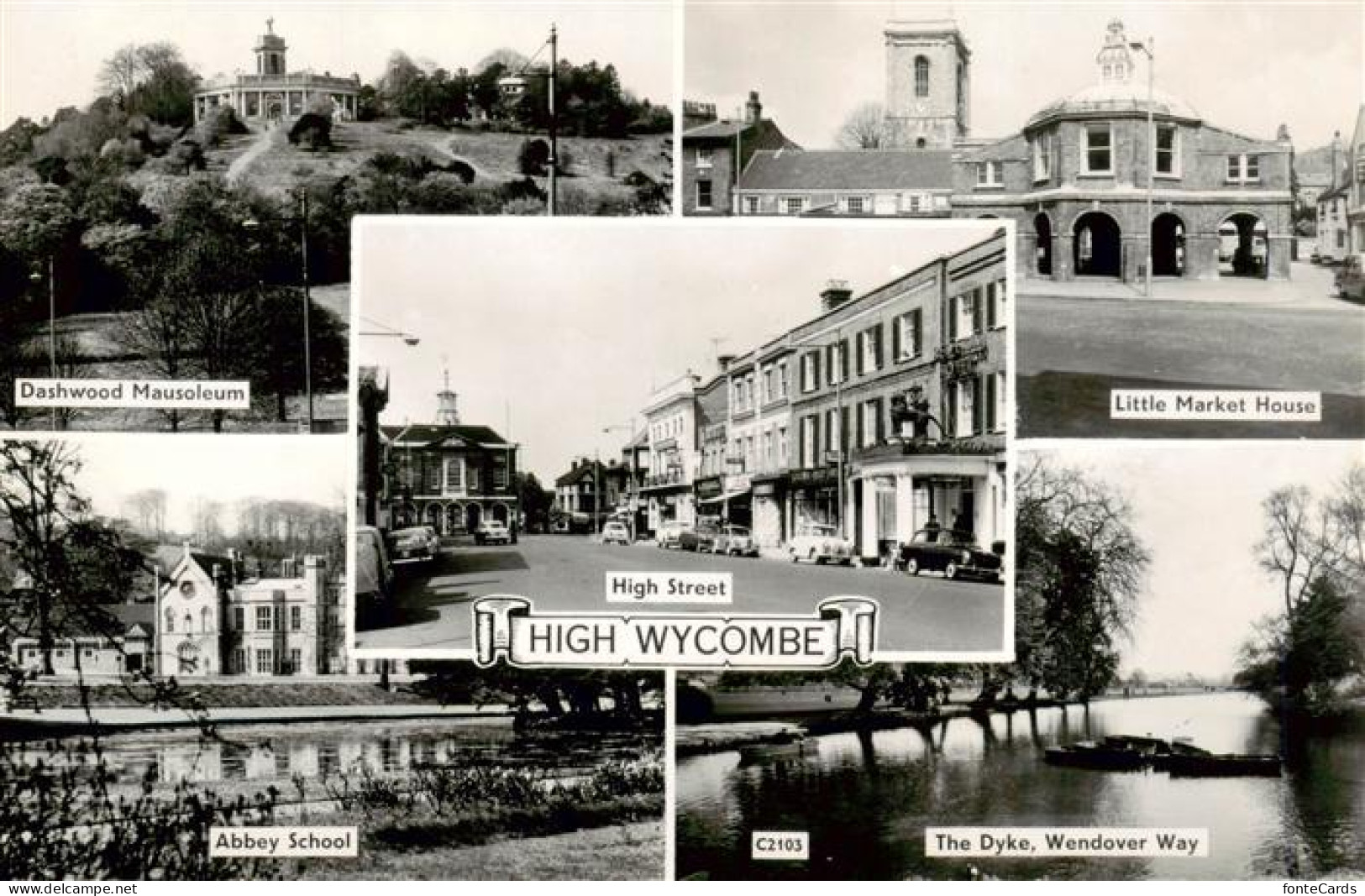 High Wycombe Buckinghamshire UK Dashwood Mausoleum High Street Little Market Hou