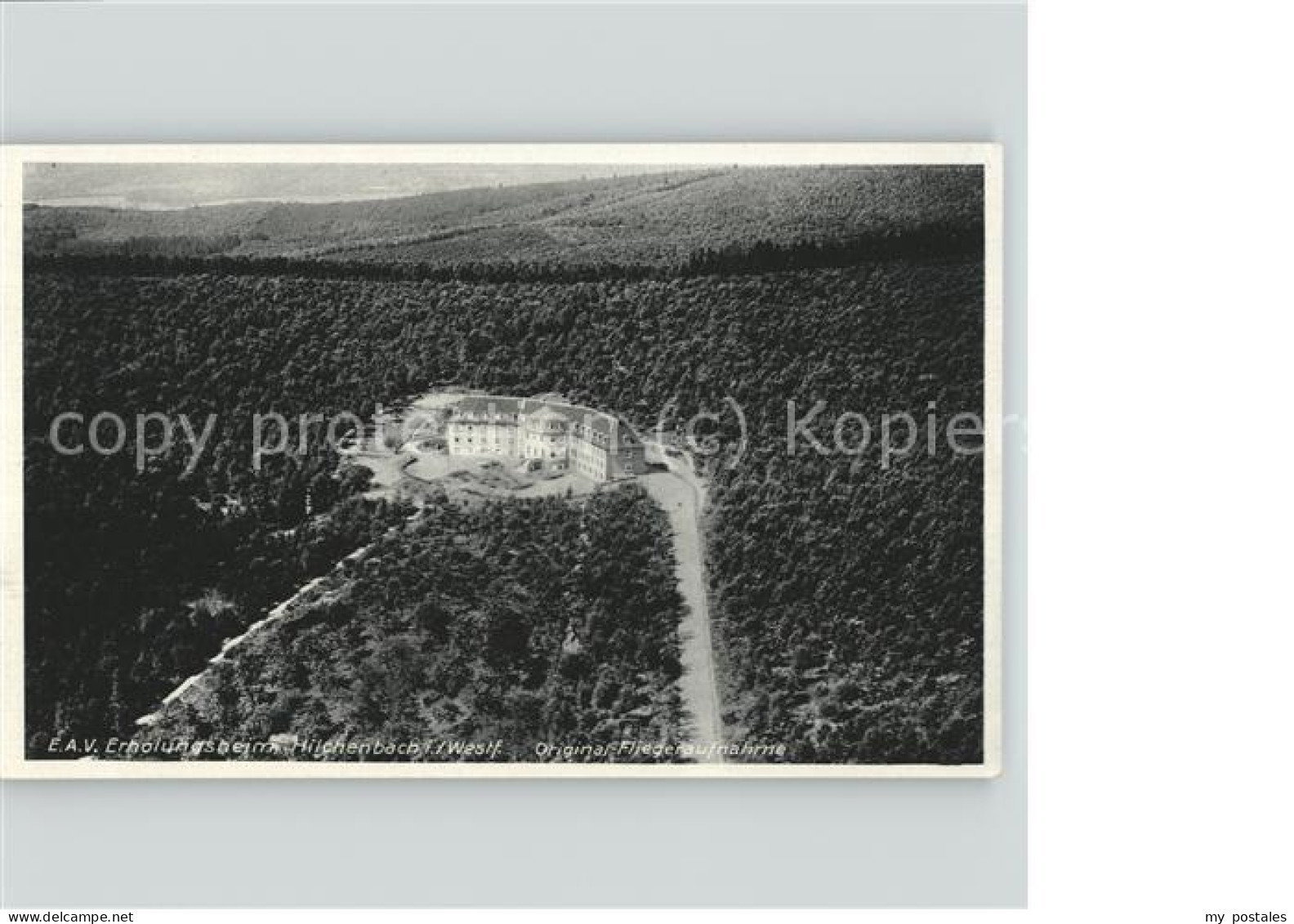 Hilchenbach E.A.V. Erholungsheim Fliegeraufnahme