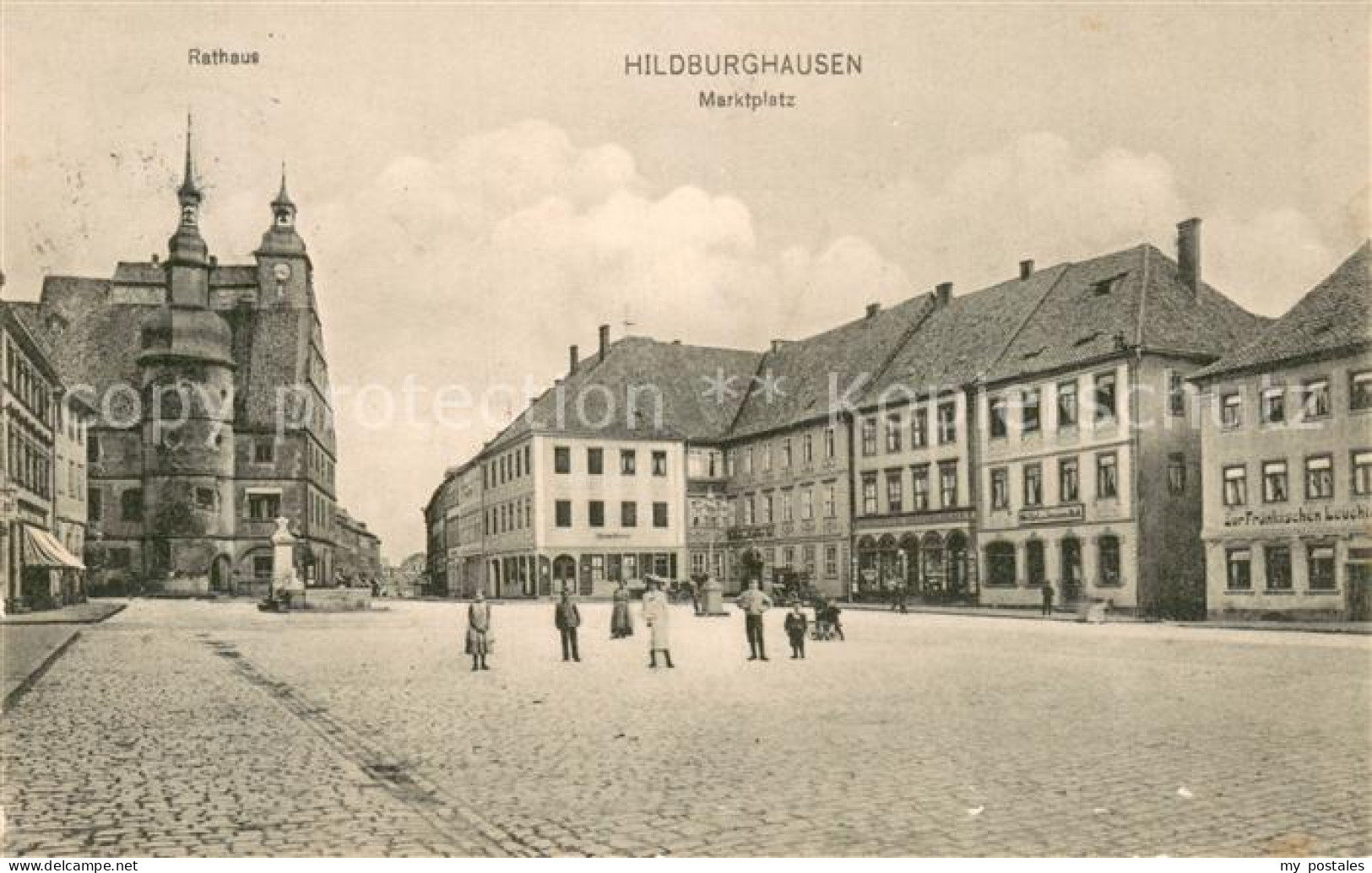 Hildburghausen Rathaus Marktplatz