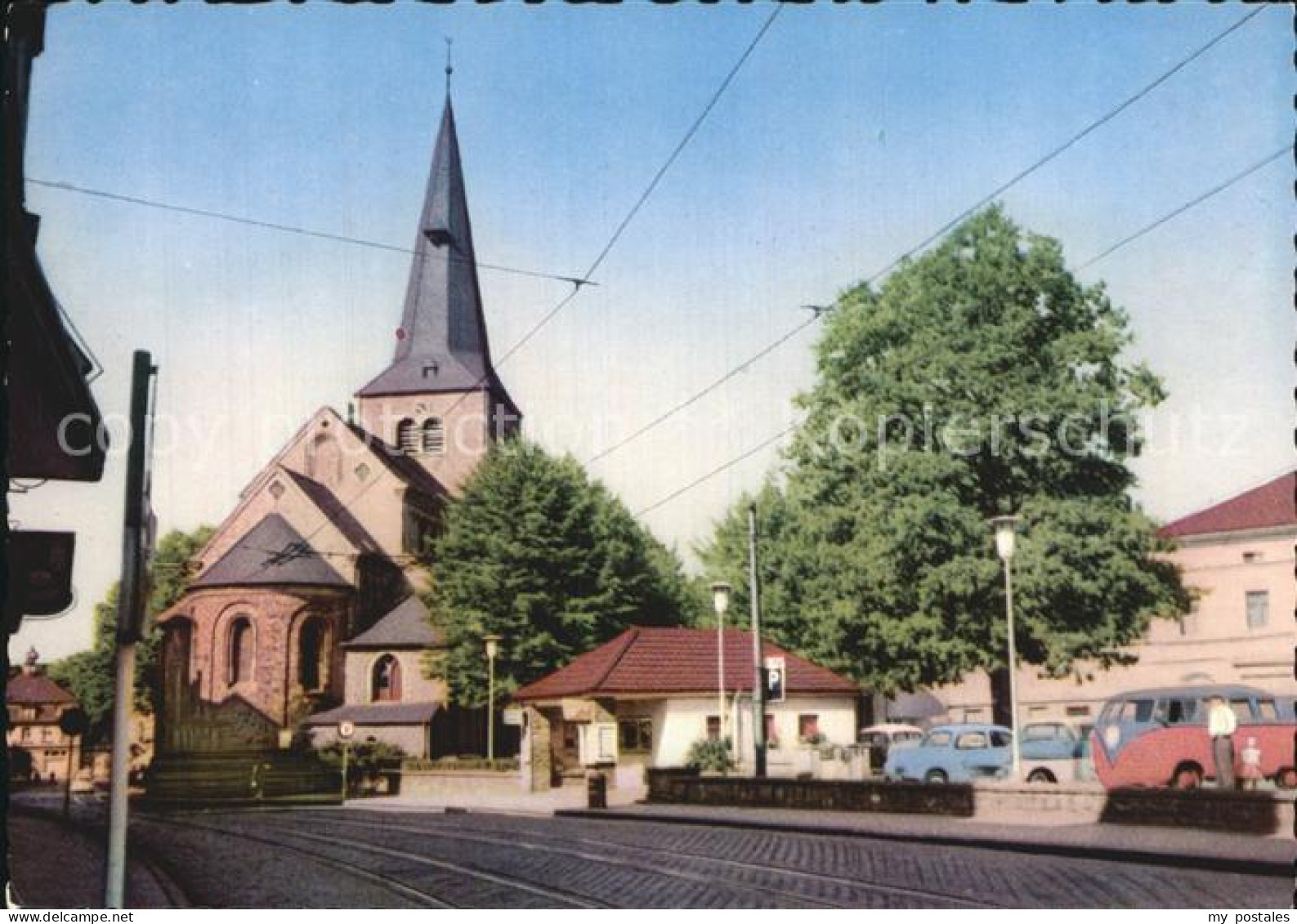 Hilden Mettmann Marktplatz mit Kirche