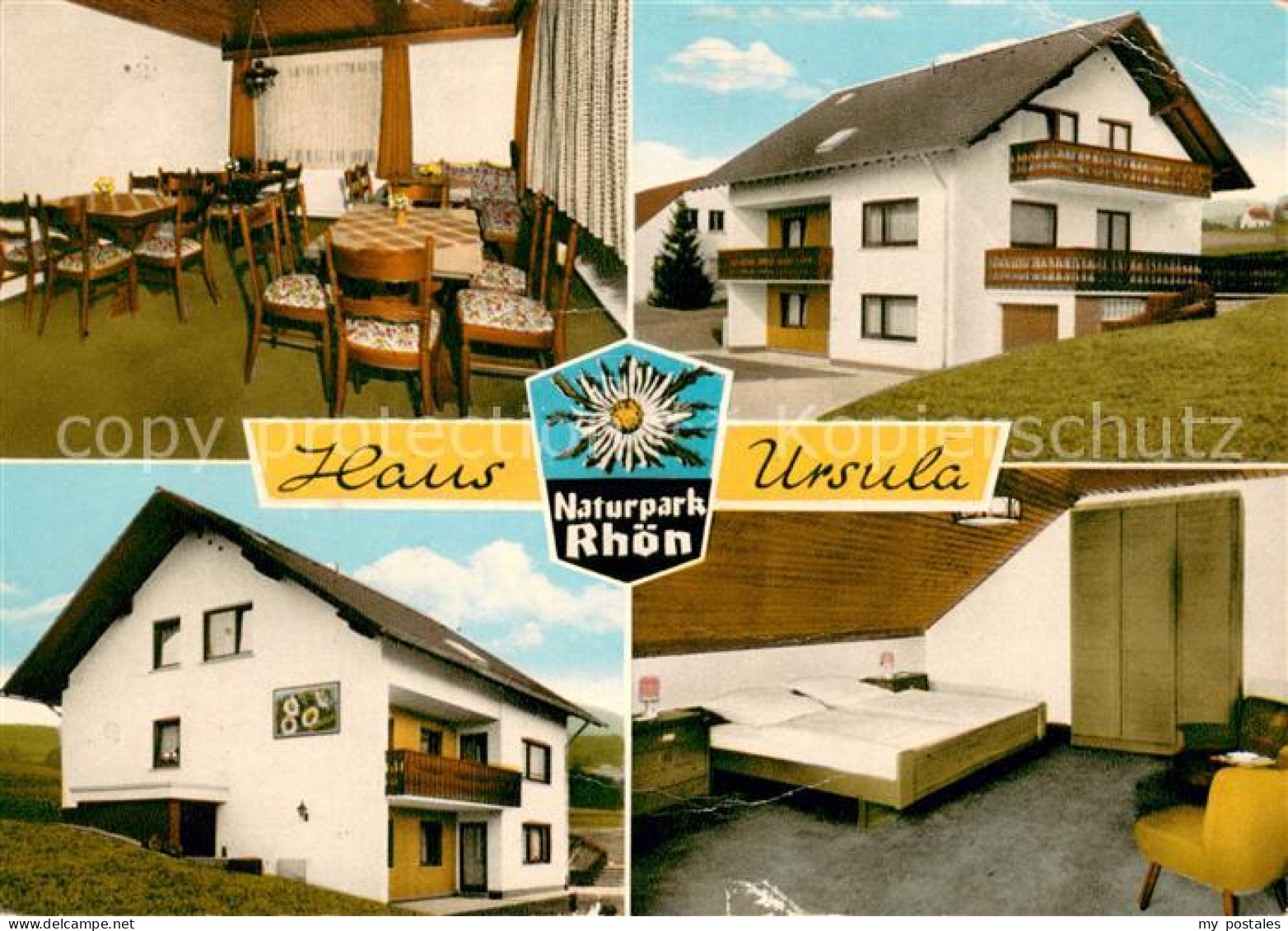Hilders Rhoen Haus Ursula Pension Gastraum Zimmer