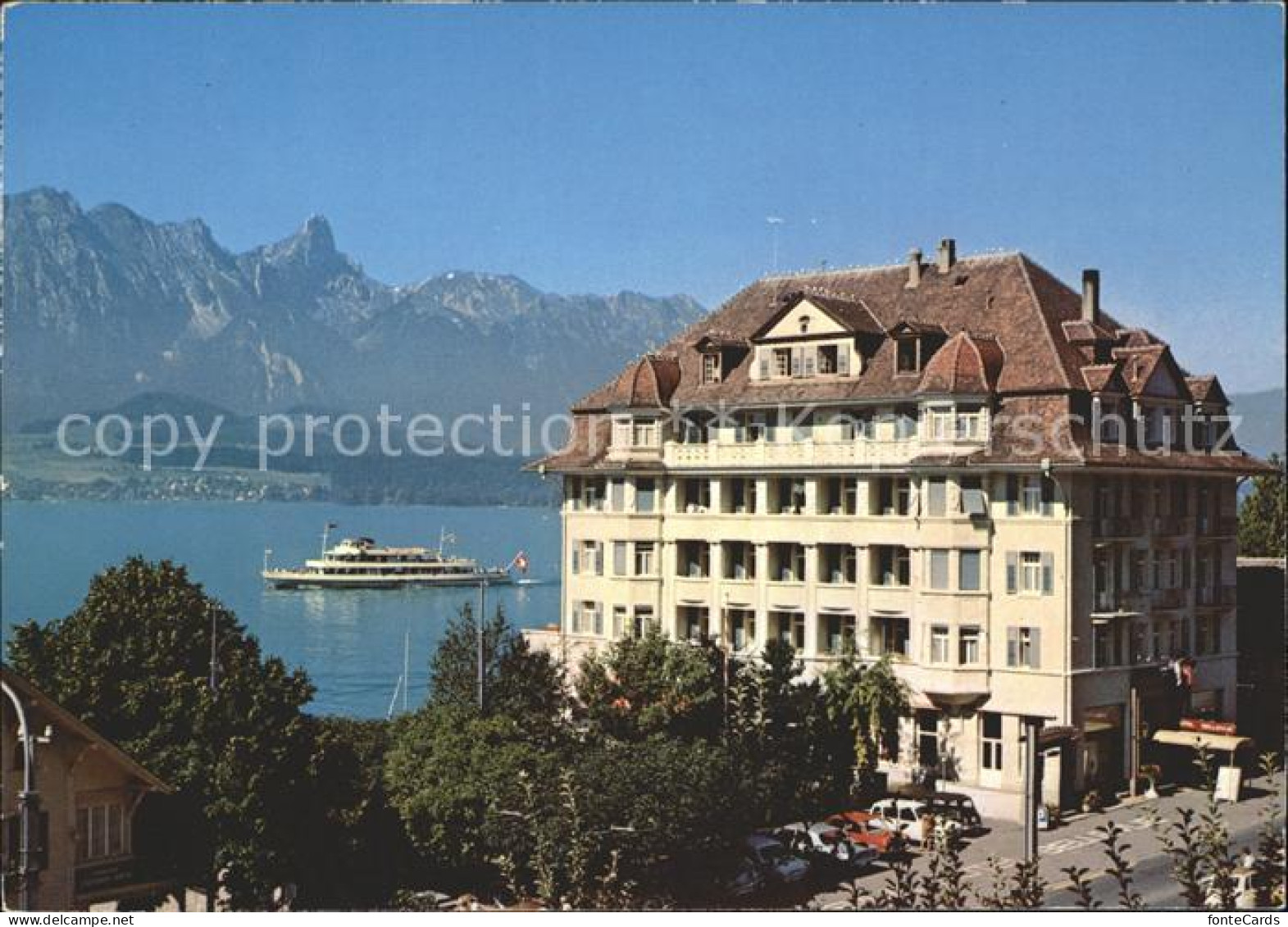 Hilterfingen Thunersee Hotel Bellevue Thunersee Passagierschiff