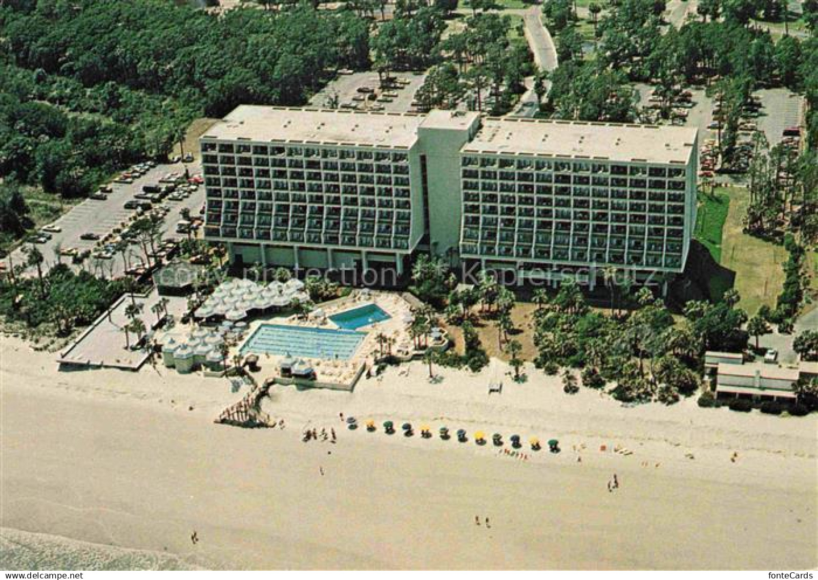 Hilton Head Island South Carolina USA Hyatt Hotel at Palmetto Dunes aerial view