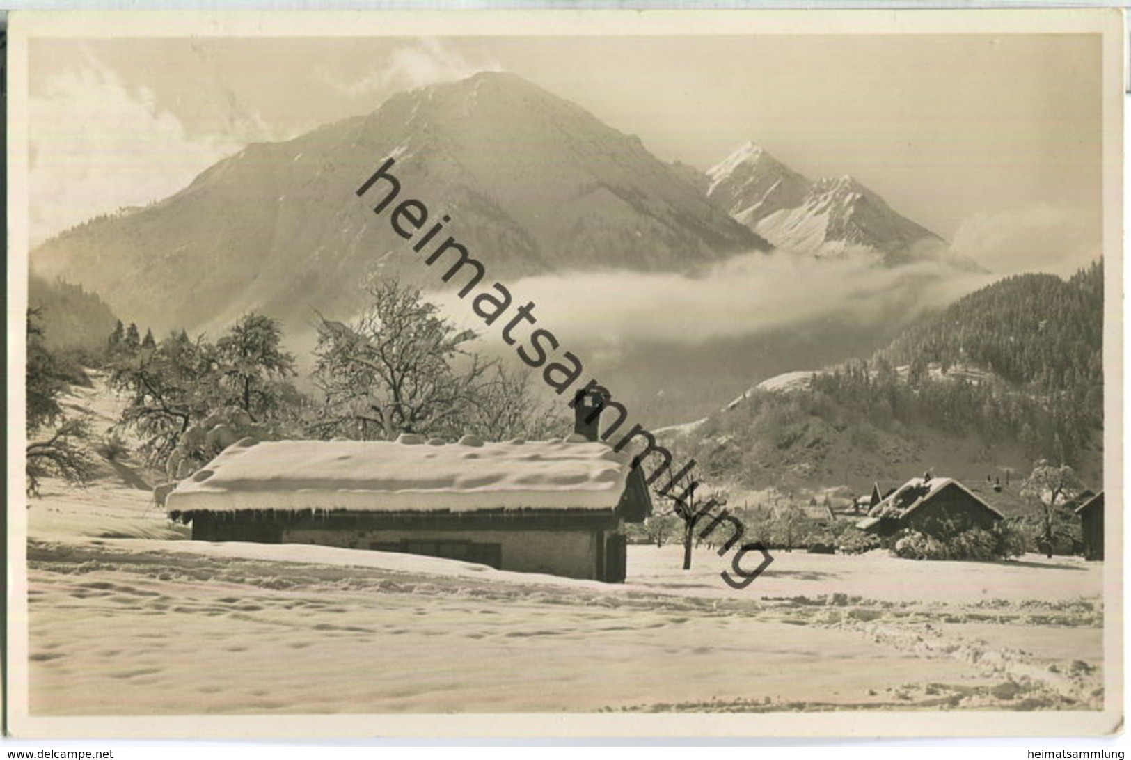 Hindelang - Bad Oberdorf - Foto-Ansichtskarte - Verlag Photohaus Kaufmann Hindelang