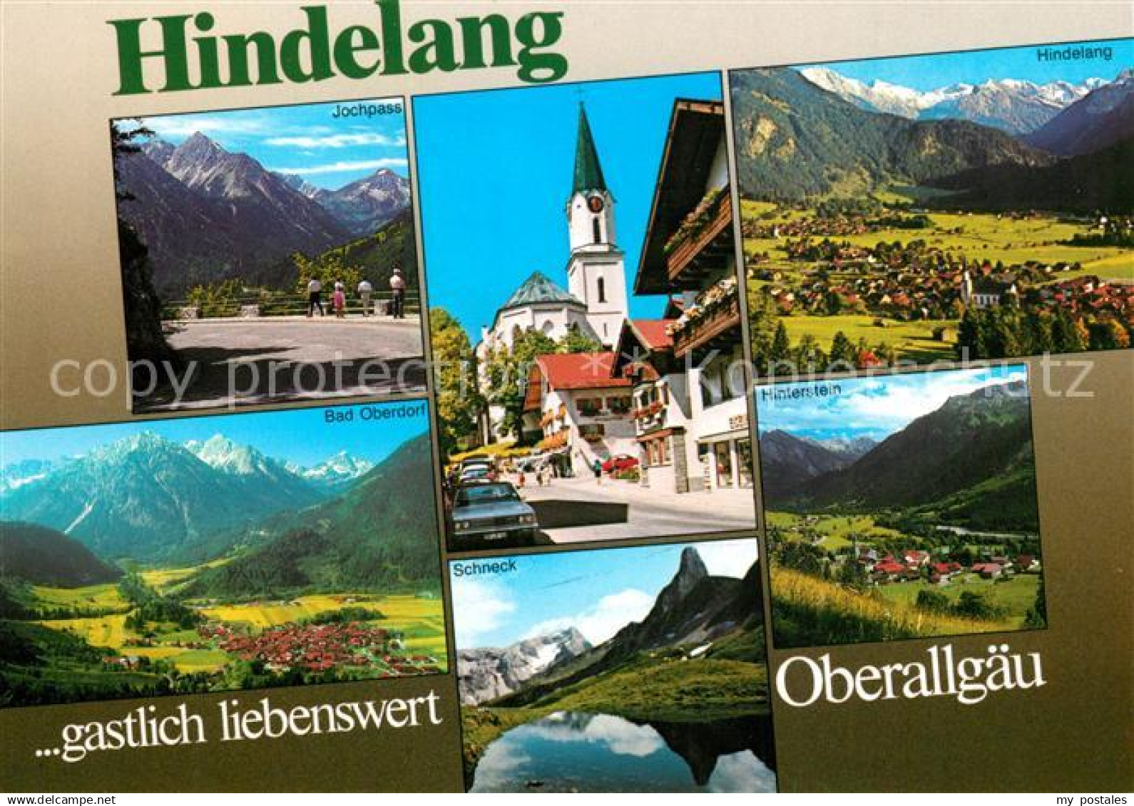 Hindelang Jochpass Kirche Hindelang Bad Oberdorf Schneck Hinterstein