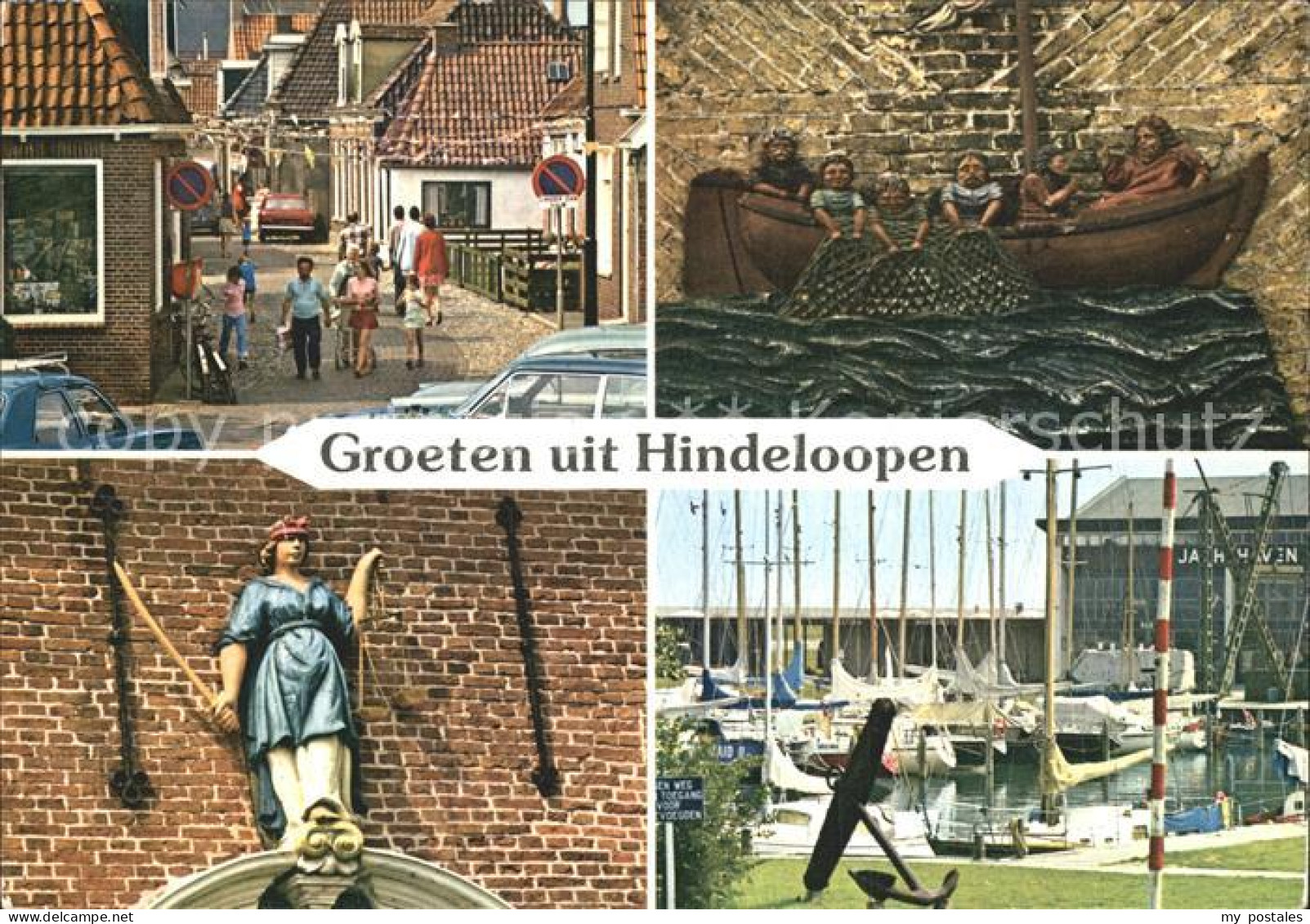 Hindeloopen Buren Wonderbare visvangst Vrouwe Justitia Haven