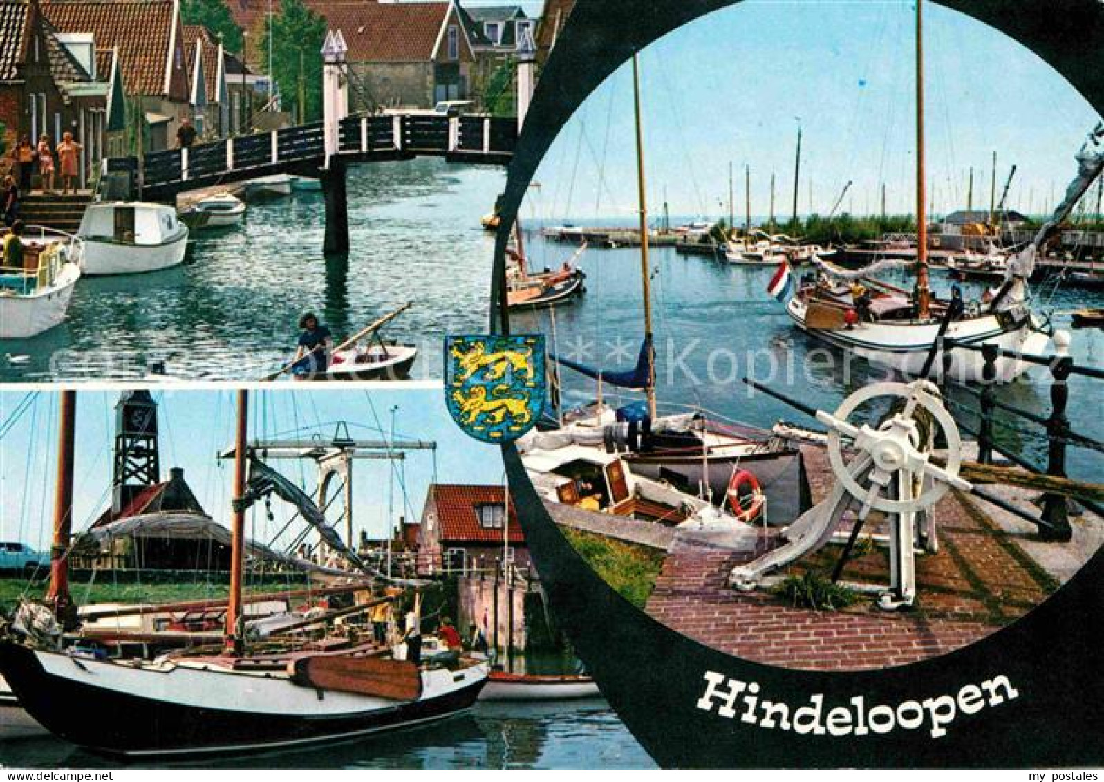 Hindeloopen Hafen Teilansichten