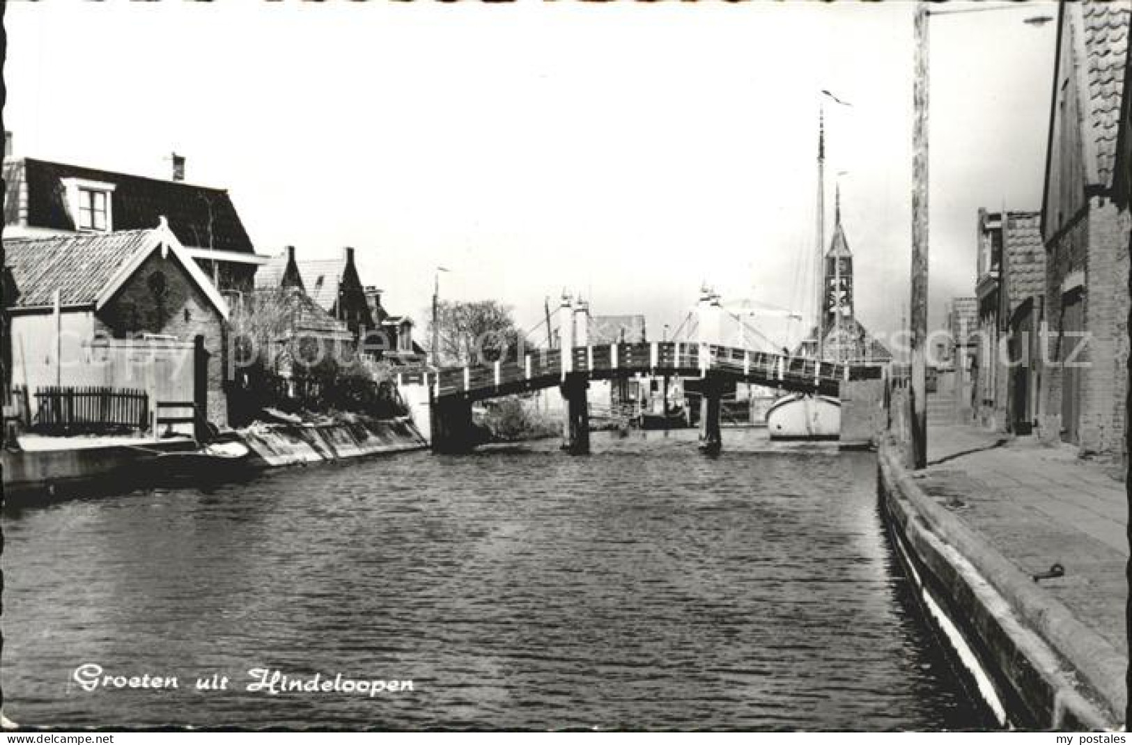 Hindeloopen Kanal Bruecke