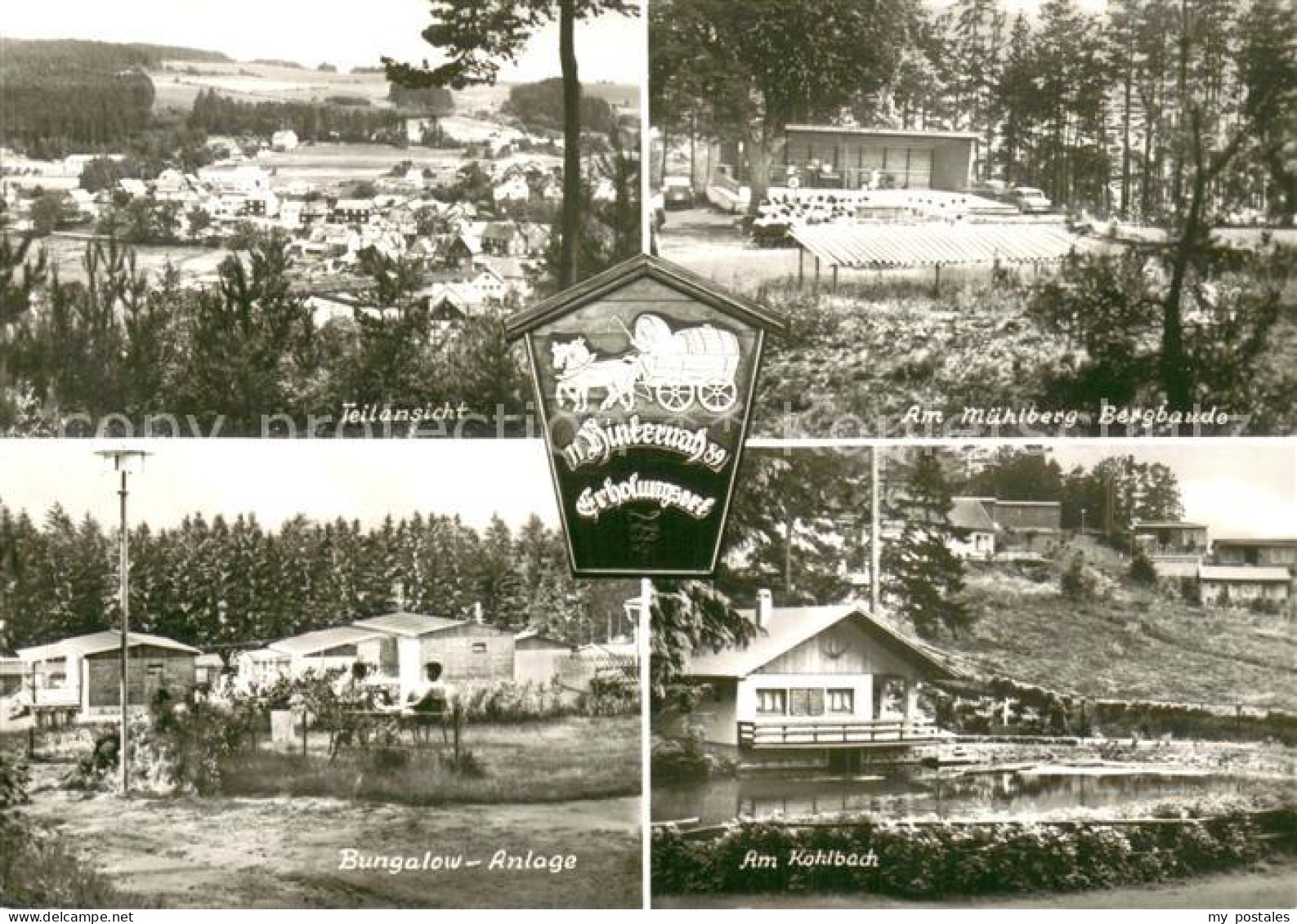 Hinternah Teilansicht Am Muehlberg Bergbaude Bungalow Anlage Am Kohlbach