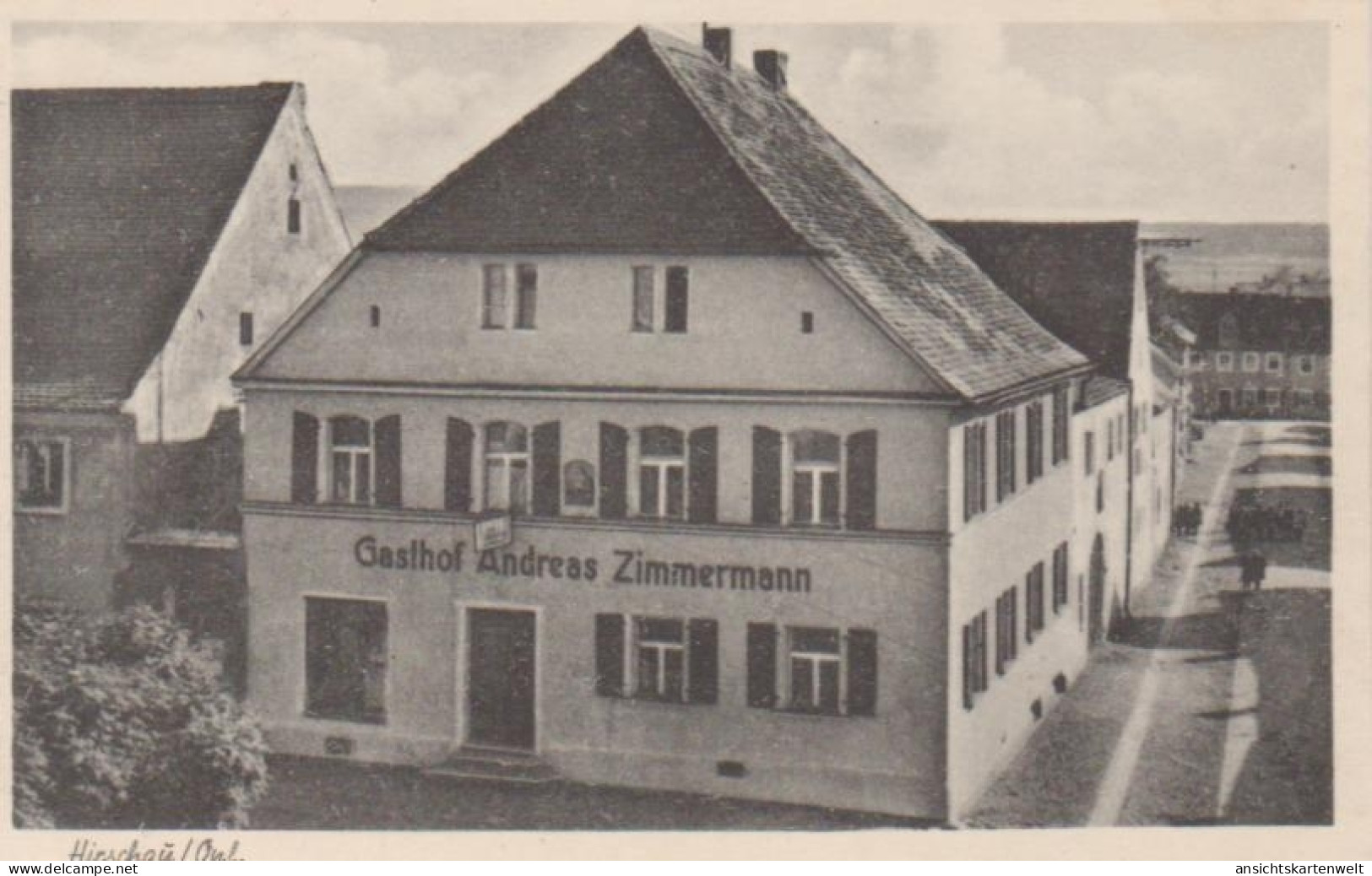 Hirschau Gasthof und Metzgerei A. Zimmermann ngl #74.803