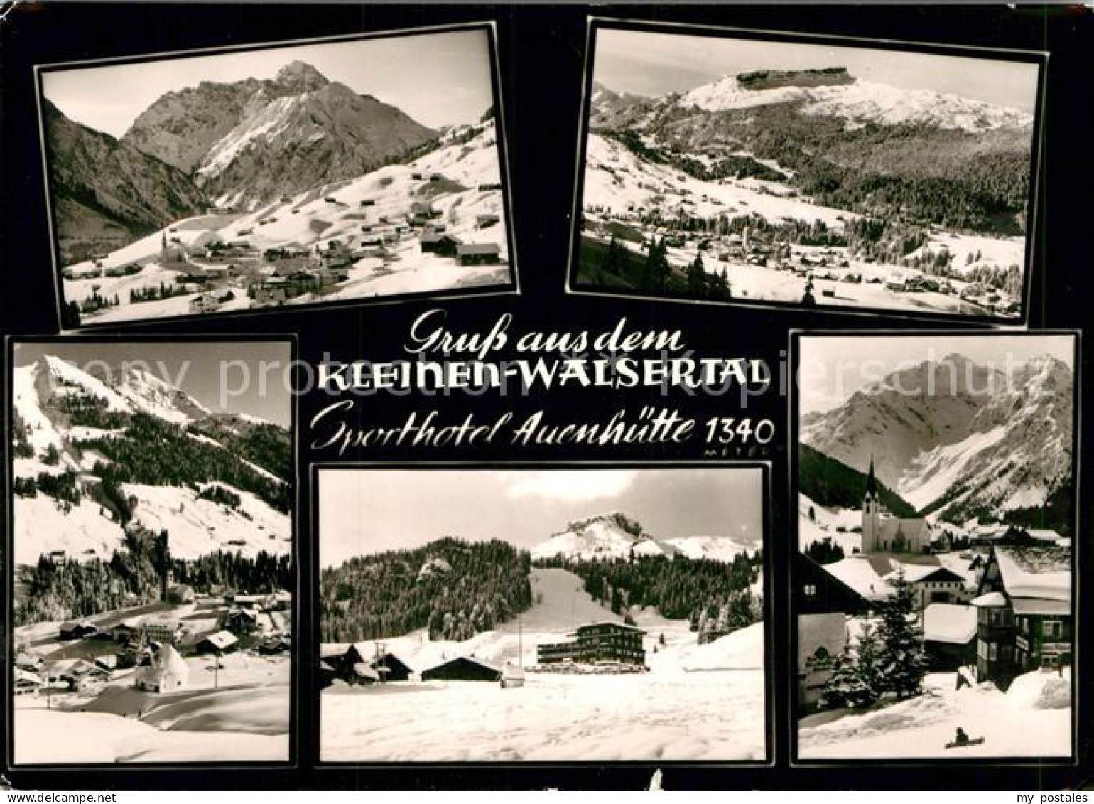 Hirschegg Kleinwalsertal Vorarlberg Winterpanorama Kleinwalsertal Sporthotel Aue