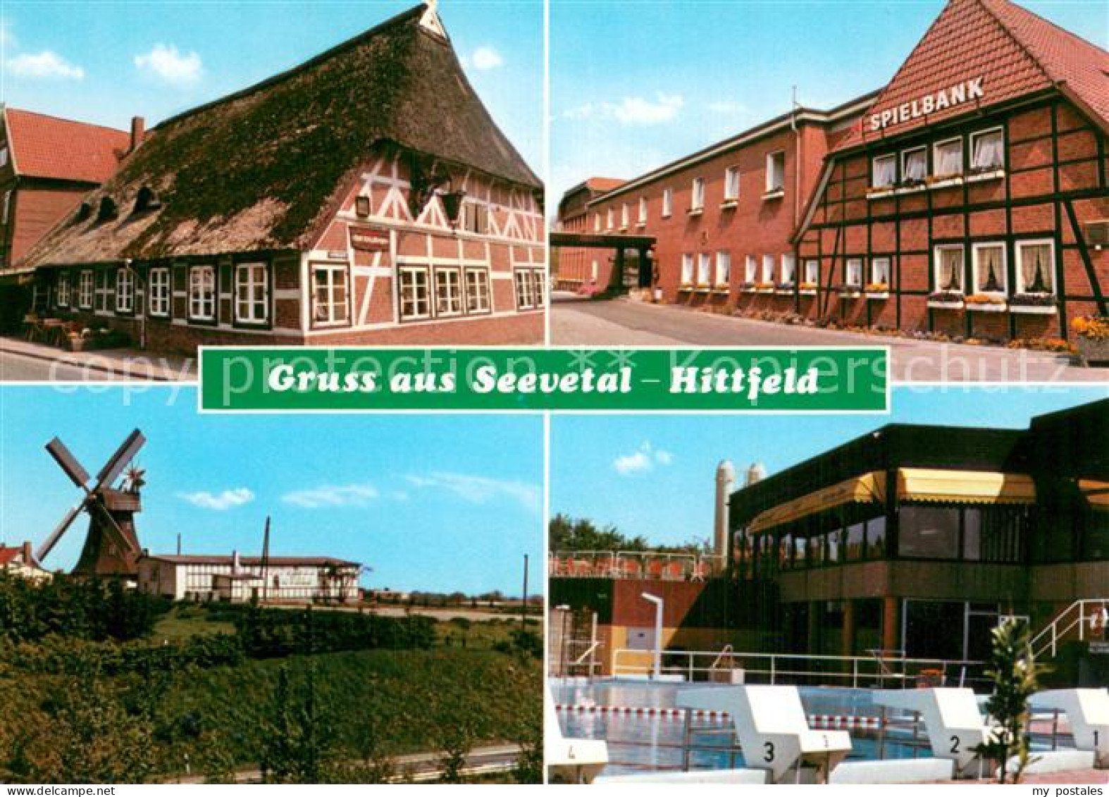 Hittfeld Fachwerkhaeuser Spielbank Windmuehle Schwimmbad