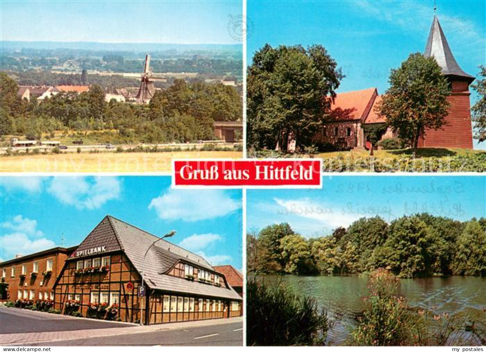 Hittfeld Panorama Kirche Spielbank See