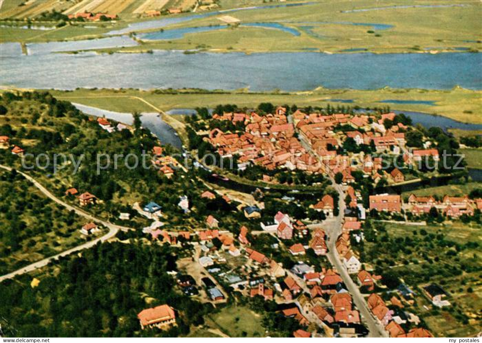 Hitzacker Elbe Fliegeraufnahme