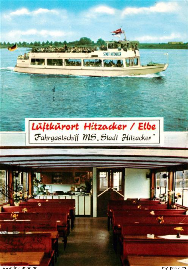 Hitzacker Elbe MS Stadt Hitzacker Fahrgastschiff