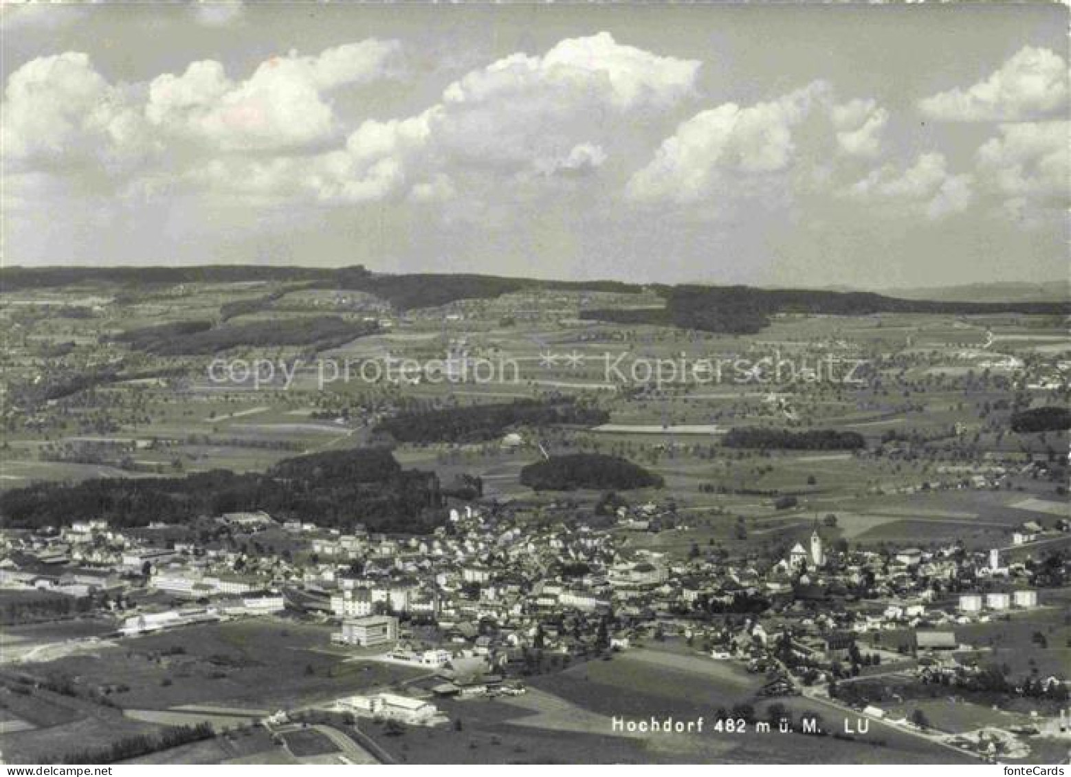 Hochdorf LU Fliegeraufnahme