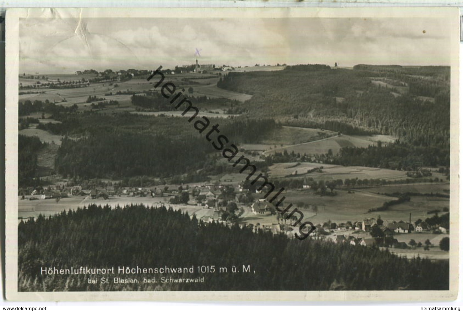 Höchenschwand - Foto-Ansichtskarte - Verlag H. Spitz Höchenschwand
