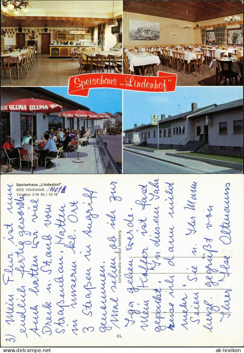 Höchstadt an der Aisch Speisehaus Lindenhof 8552 Höchstadt 1970