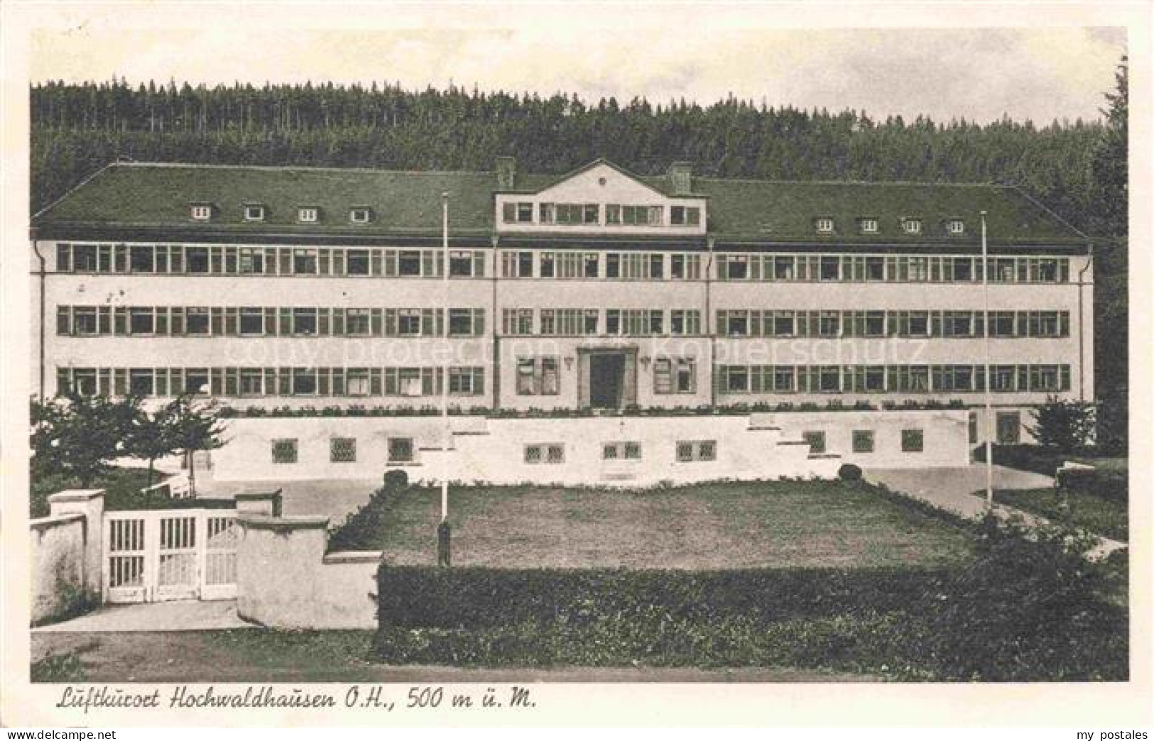 Hochwaldhausen Grebenhain Vogelsbergkreis Hessen Luftkurort Sanatorium Kurgebaeu