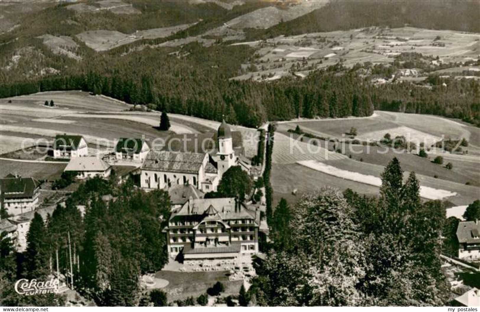 Hoechenschwand Schwarzwald BW Fliegeraufnahme