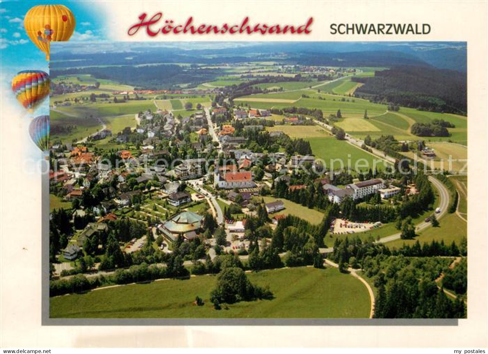 Hoechenschwand Schwarzwald BW Fliegeraufnahme