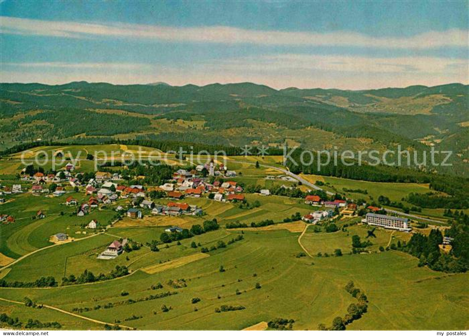 Hoechenschwand Schwarzwald BW Fliegeraufnahme