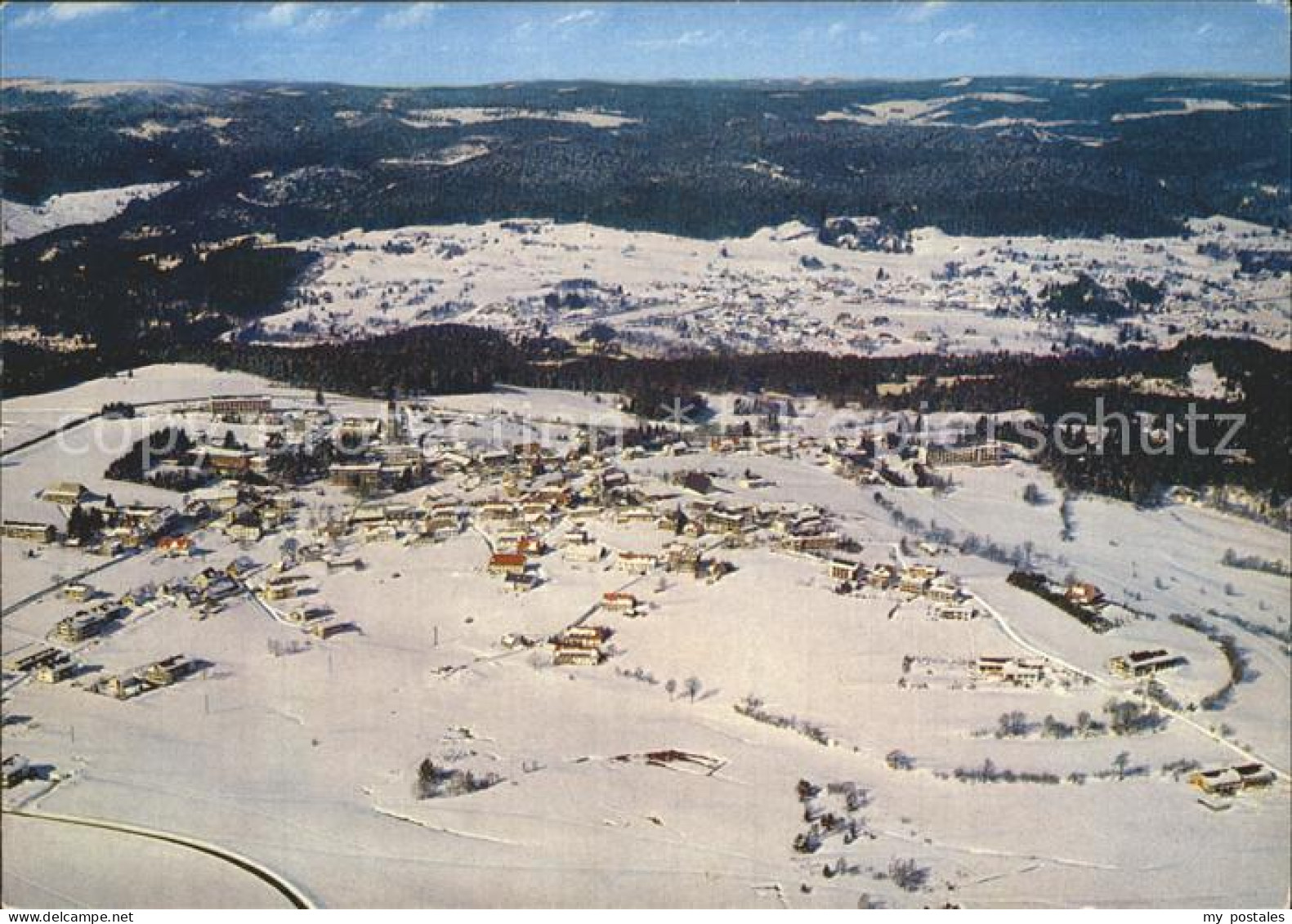 Hoechenschwand Schwarzwald BW Fliegeraufnahme