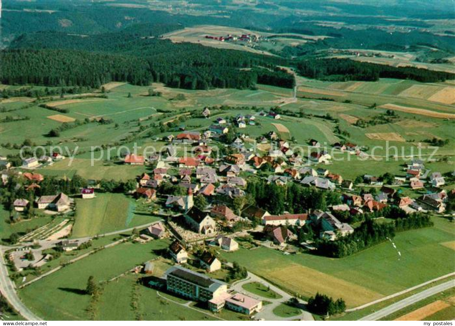 Hoechenschwand Schwarzwald BW Fliegeraufnahme