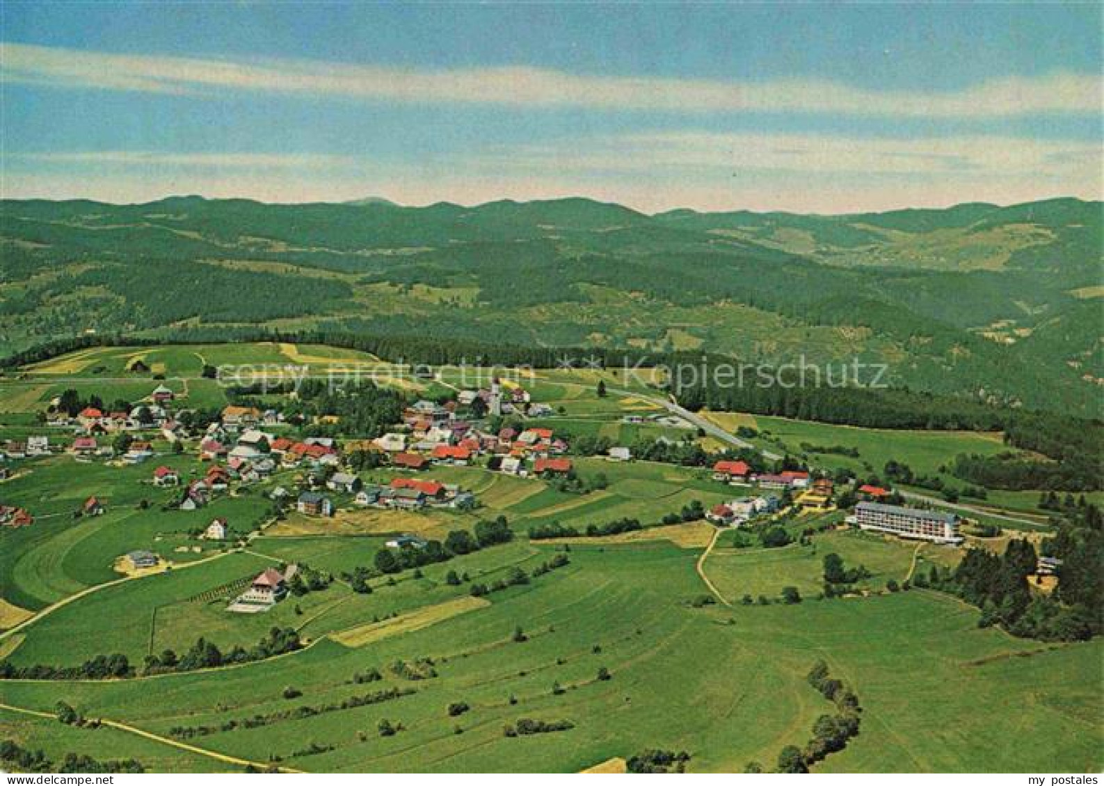 Hoechenschwand Schwarzwald BW Fliegeraufnahme