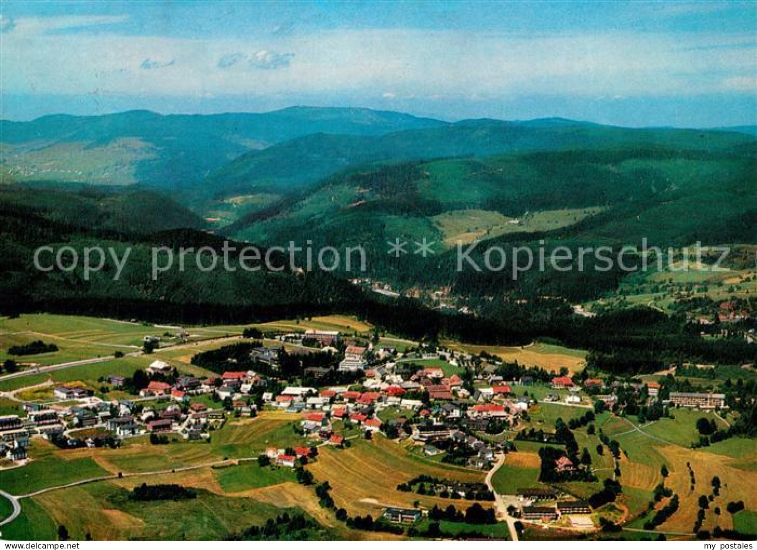 Hoechenschwand Schwarzwald BW Fliegeraufnahme