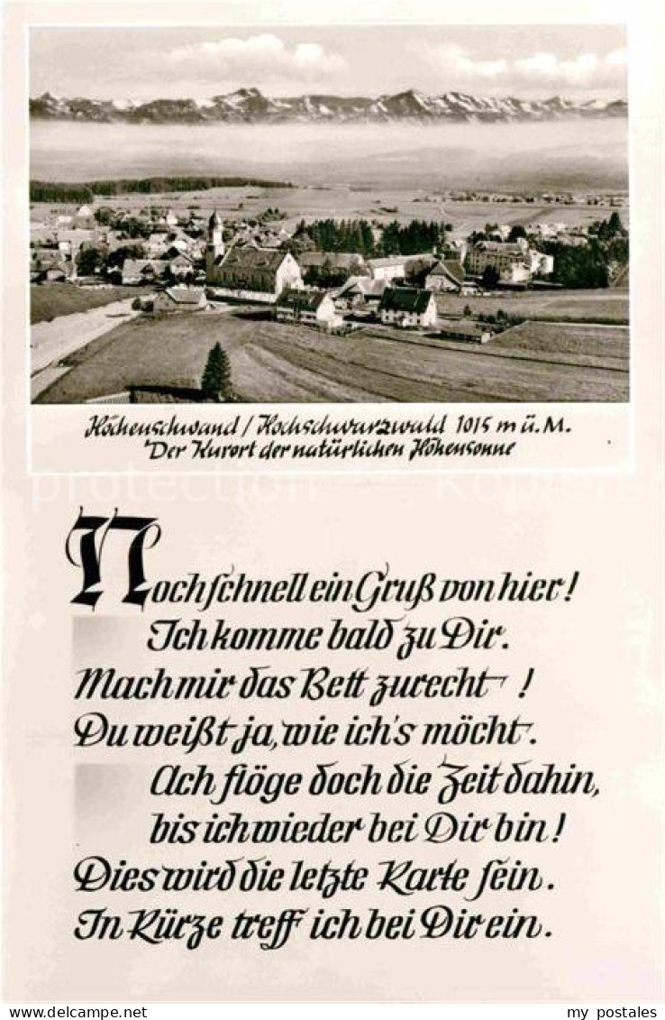 Hoechenschwand Schwarzwald BW Panorama