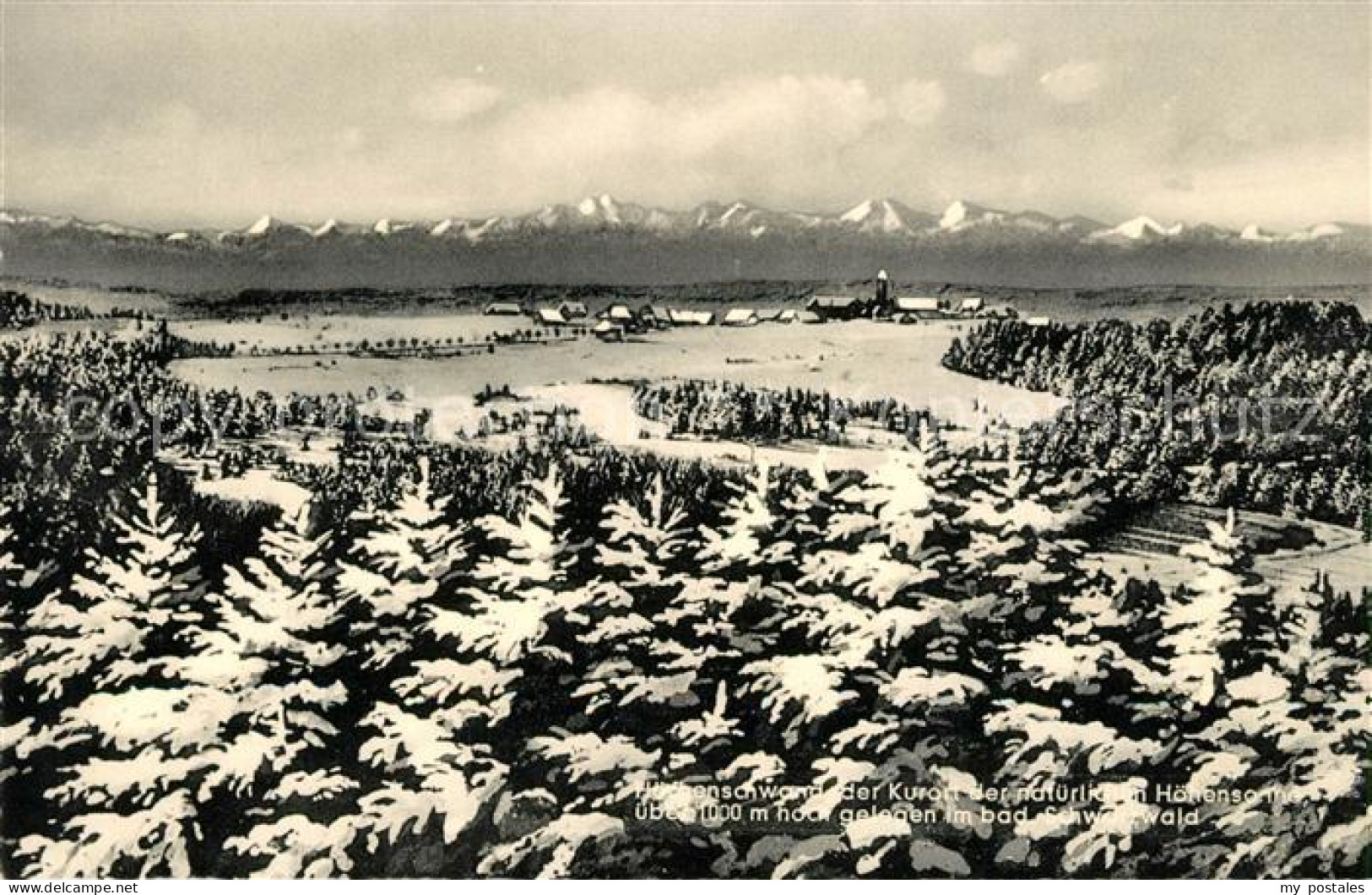 Hoechenschwand Schwarzwald BW Winterlandschaft