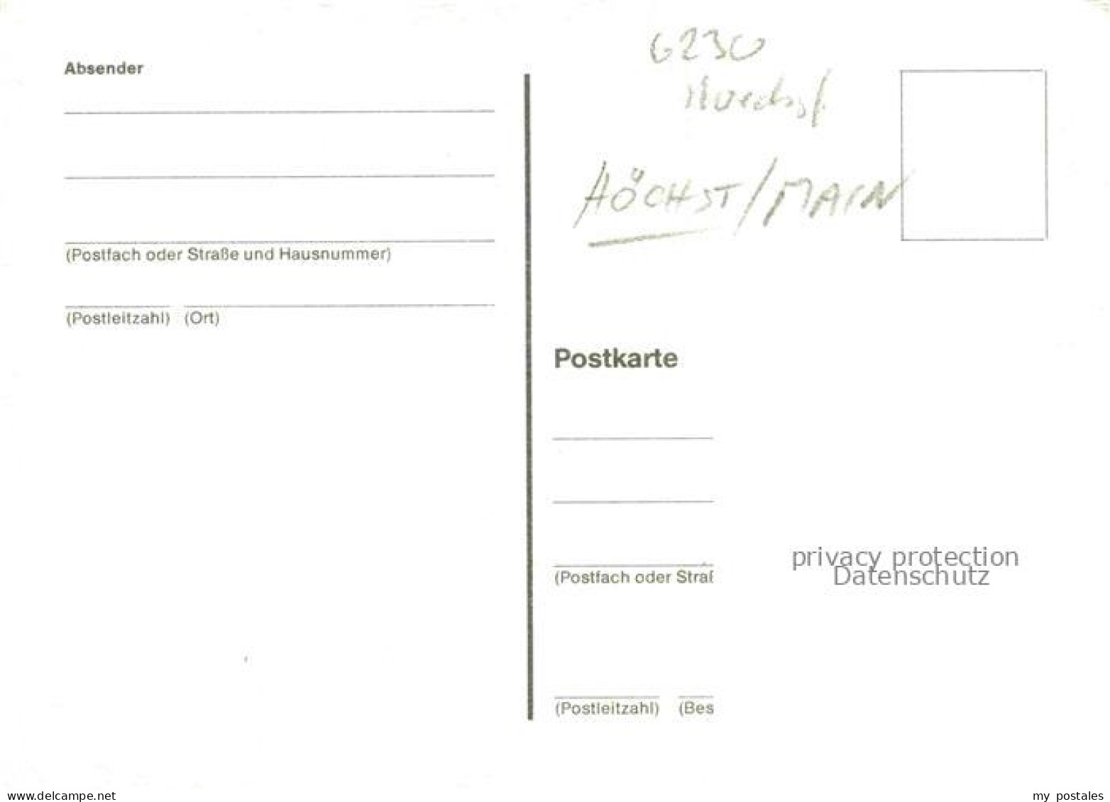 Hoechst am Main Hoechst FRANKFURT AM MAIN Schlossfest 78 Zeichnung