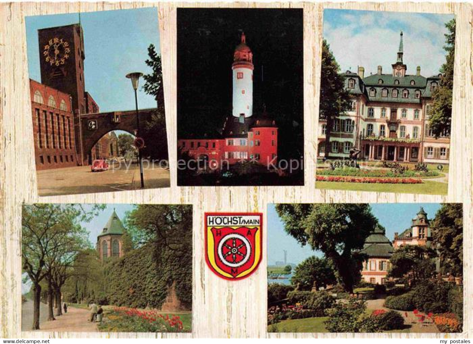 Hoechst Hoechst Frankfurt Main Farbwerke Hoechst Schloss bei Nacht Bolongaropala