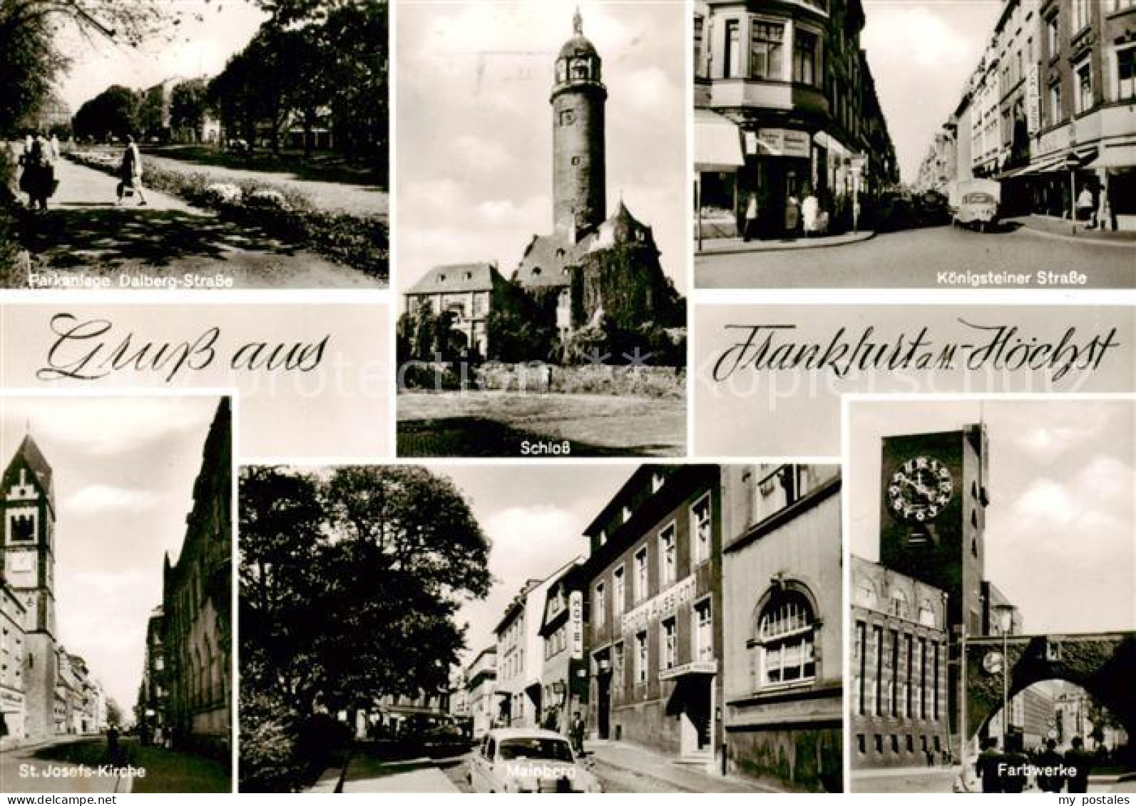 Hoechst Hoechst Frankfurt Main Parkanlage Schloss Koenigsteiner Strasse St Josef