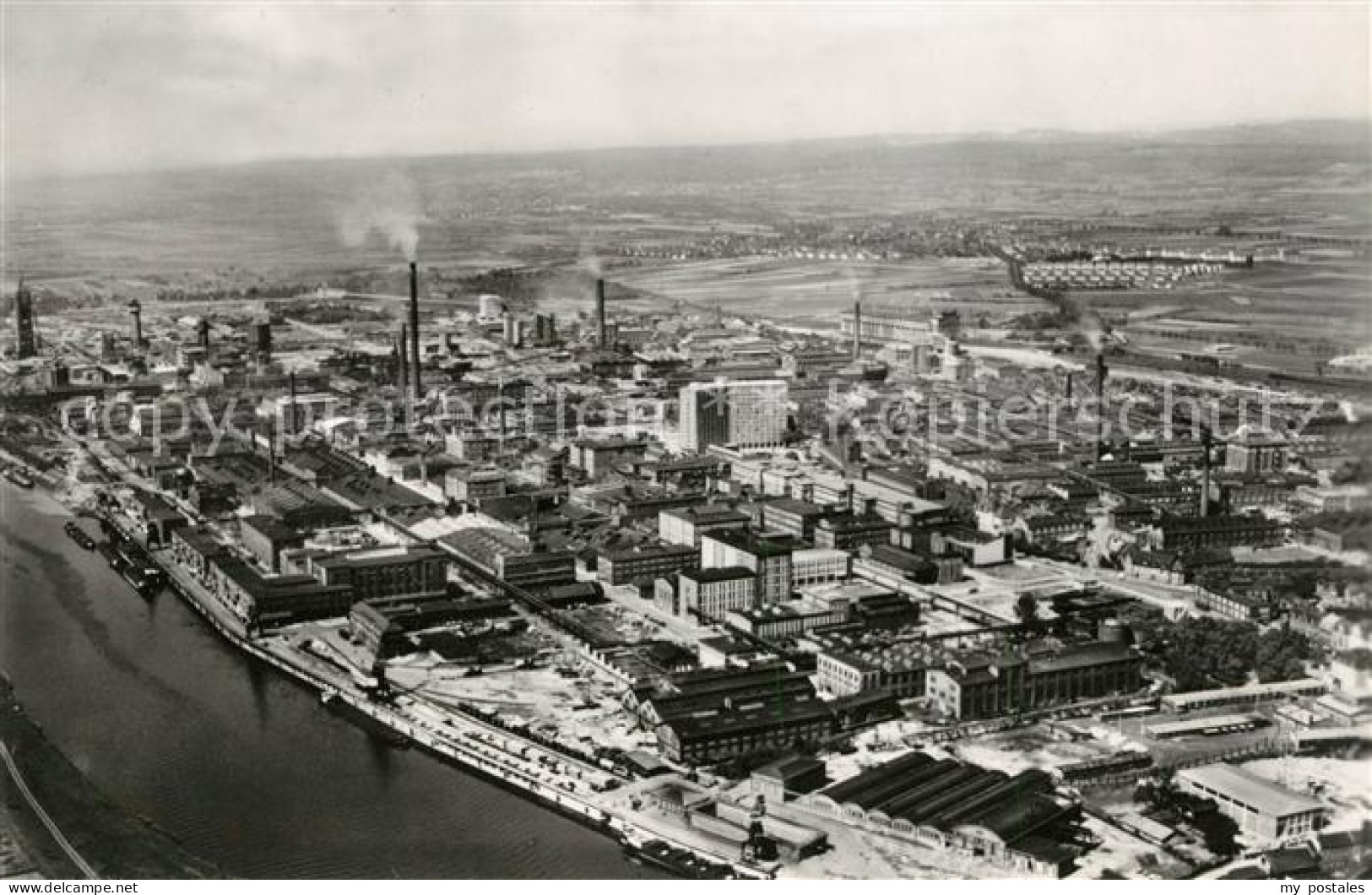 Hoechst Main Farbwerke Hoechst Industrie Fliegeraufnahme