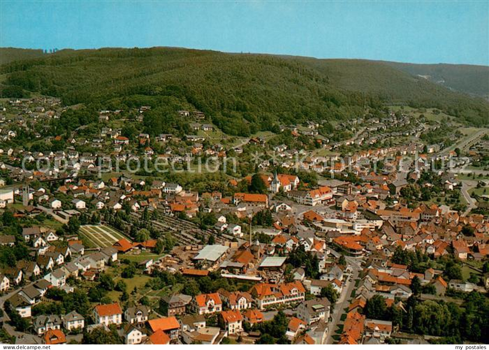 Hoechst Odenwald Fliegeraufnahme