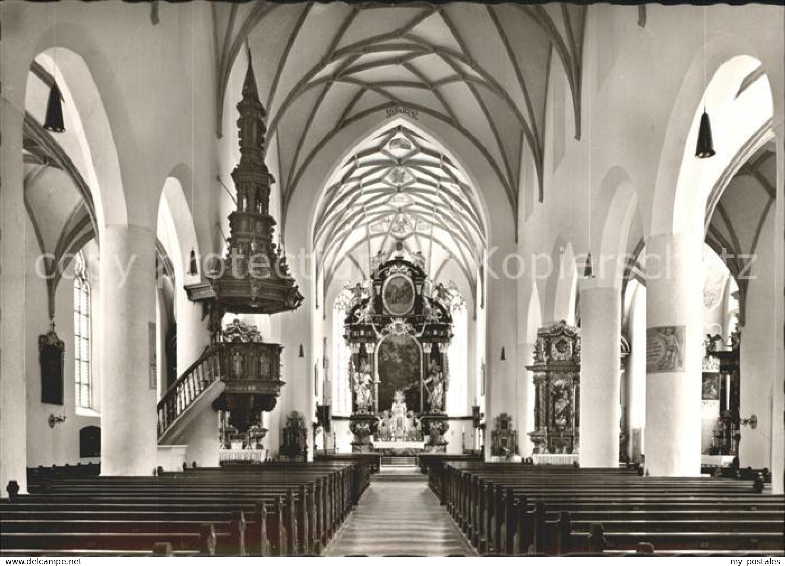 Hoechstaedt Donau Stadtpfarrkirche Inneres