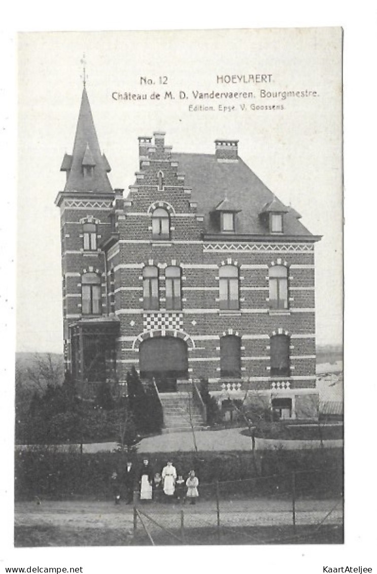 Hoeilaart - Chateau de M.D. Vandervaeren - Bourgmestre.
