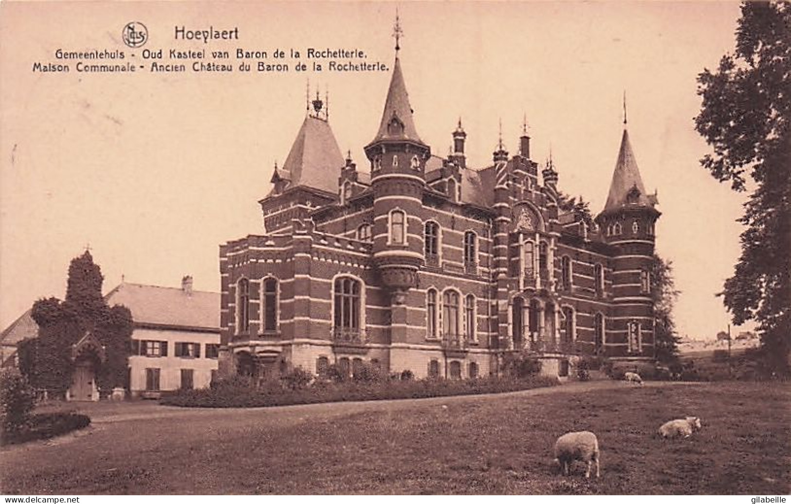 Hoeilaart - Hoeylaert * Maison Communale (ancien chateau de Larochetterie)