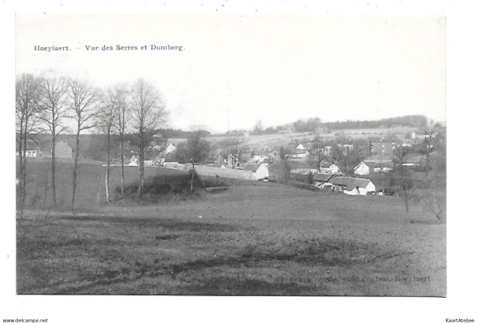 Hoeilaart - Vue des serres et Dumberg.