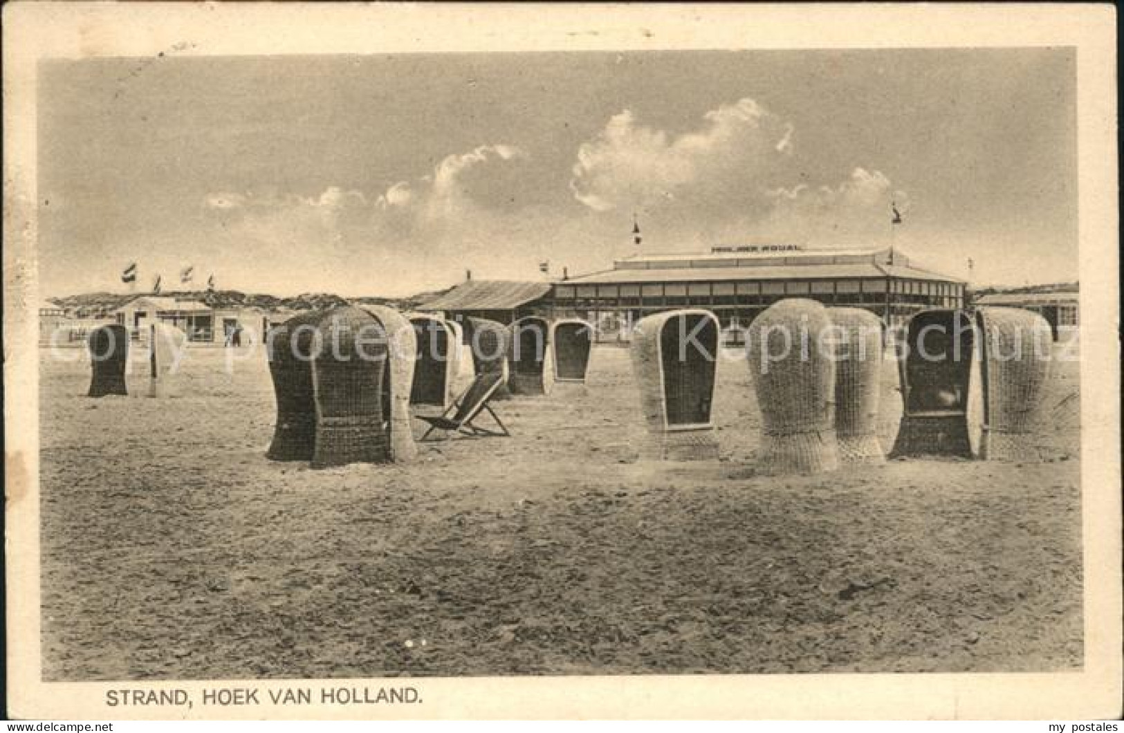 Hoek van Holland Strandkoerbe