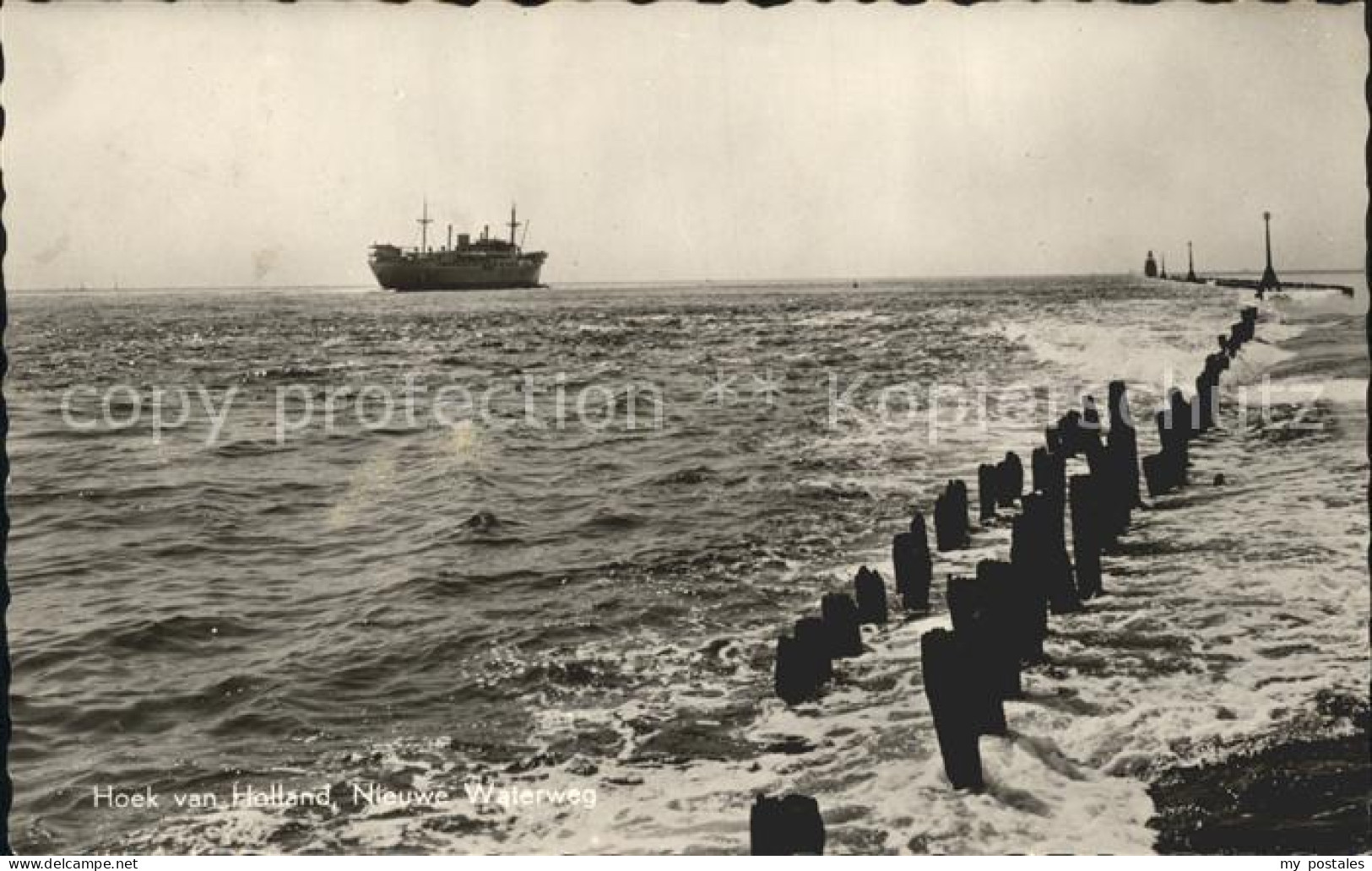 Hoek van Holland Waterweg Schiff Brandung