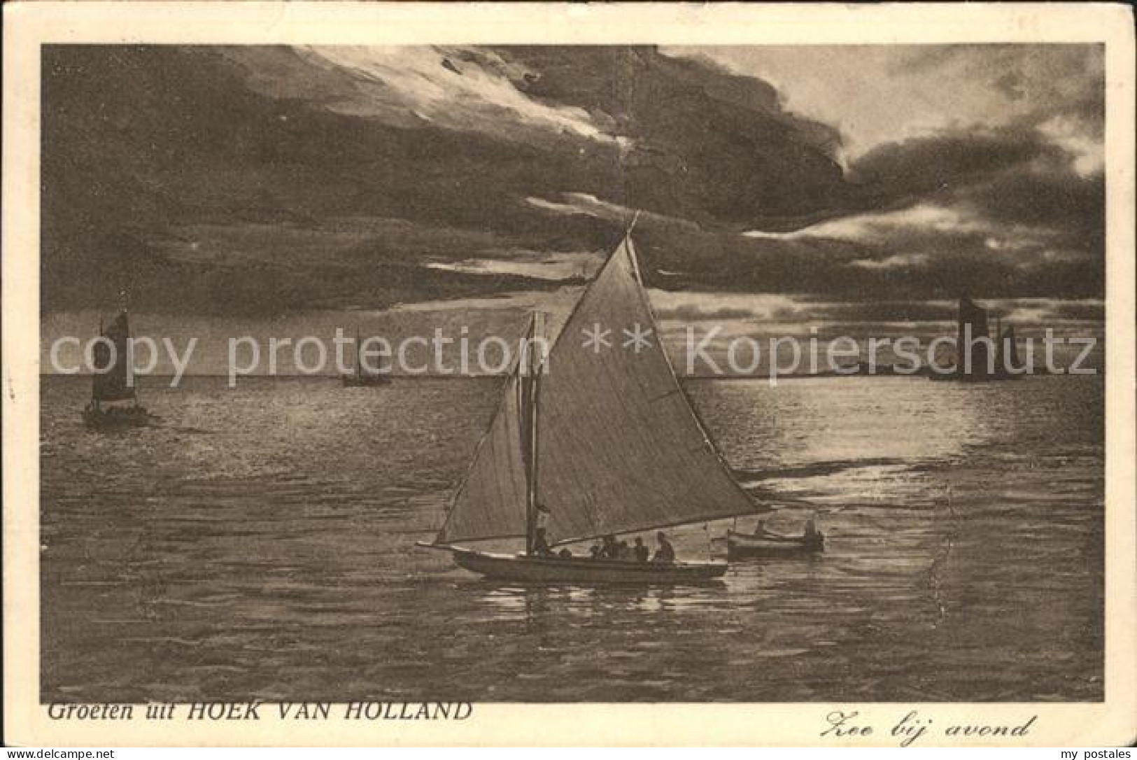 Hoek van Holland Zee Segelboote