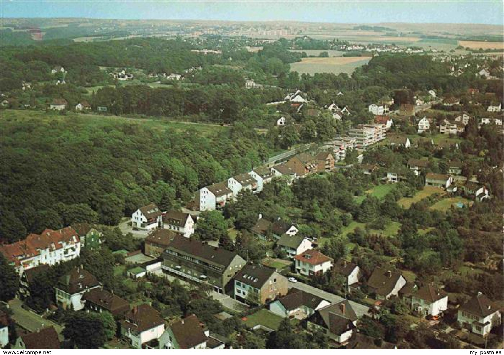 Hoesel im Walde Ratingen NRW Fliegeraufnahme