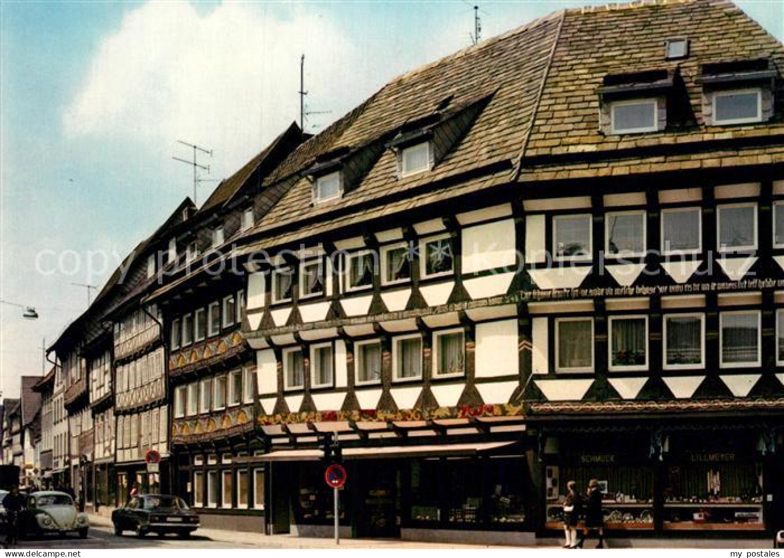 Hoexter Weser Fachwerkhaeuser