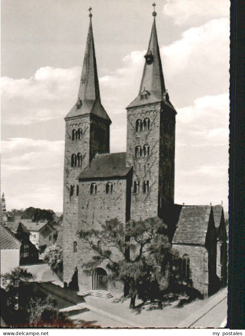 Hoexter Weser Hoexter Kirche o 1959
