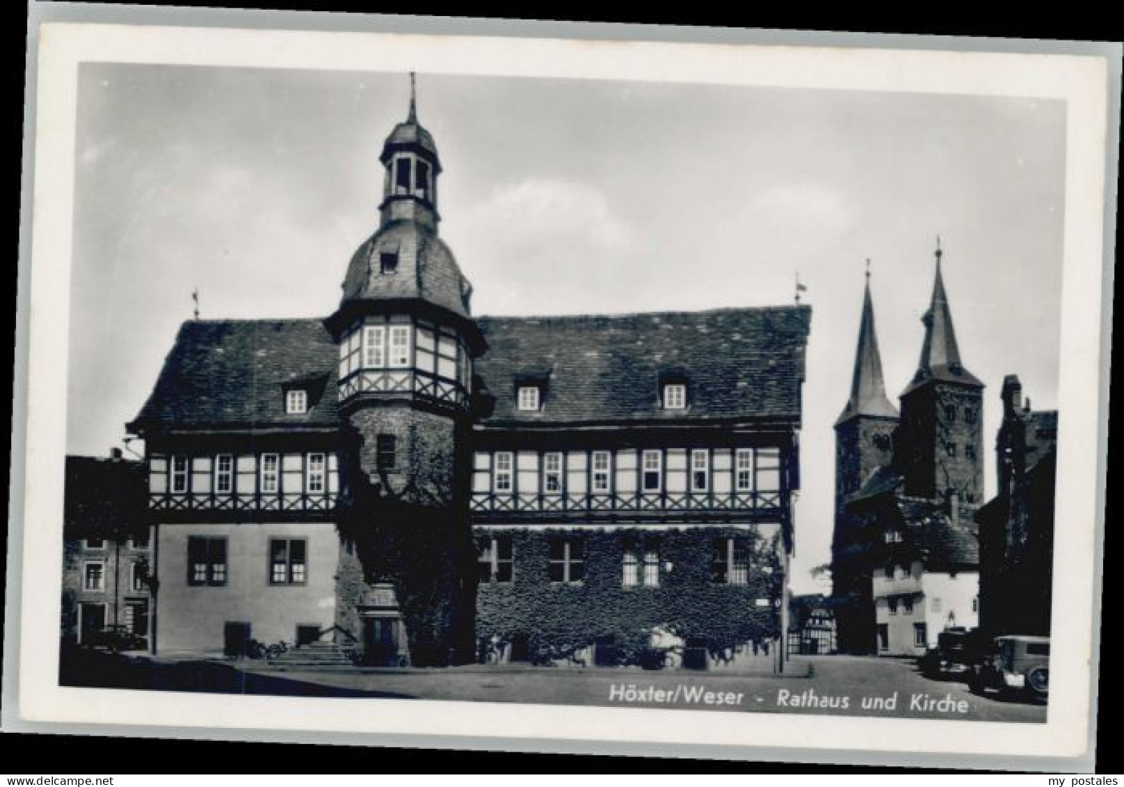 Hoexter Weser Hoexter Rathaus Kirche