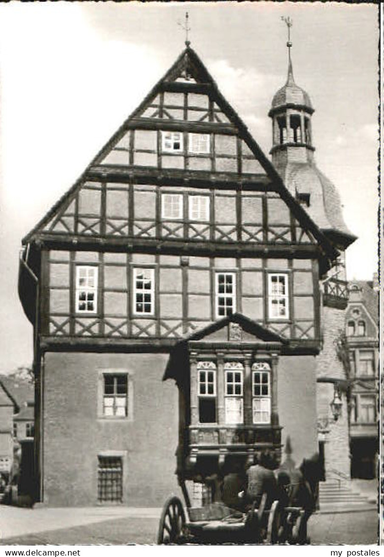 Hoexter Weser Hoexter Rathausgiebel o 1959